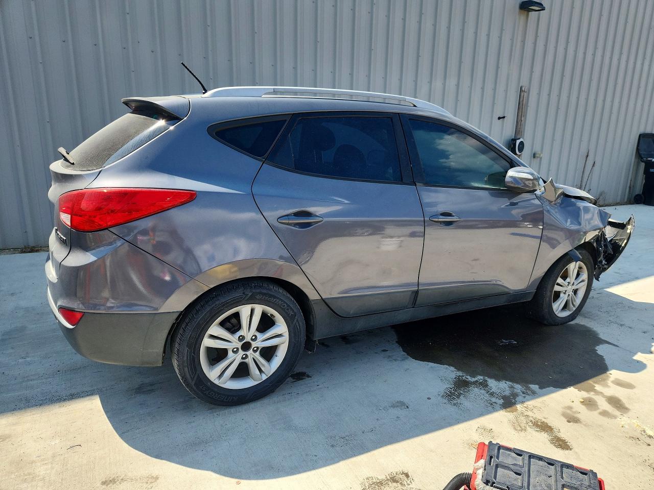 2013 Hyundai Tucson Gls Gray vin: KM8JU3ACXDU637295