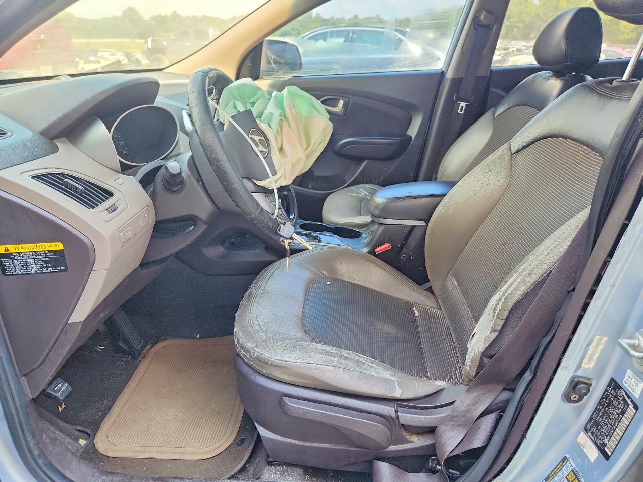 2013 Hyundai Tucson Gls Gray vin: KM8JU3ACXDU637295