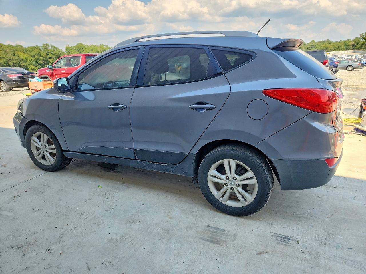 2013 Hyundai Tucson Gls Gray vin: KM8JU3ACXDU637295