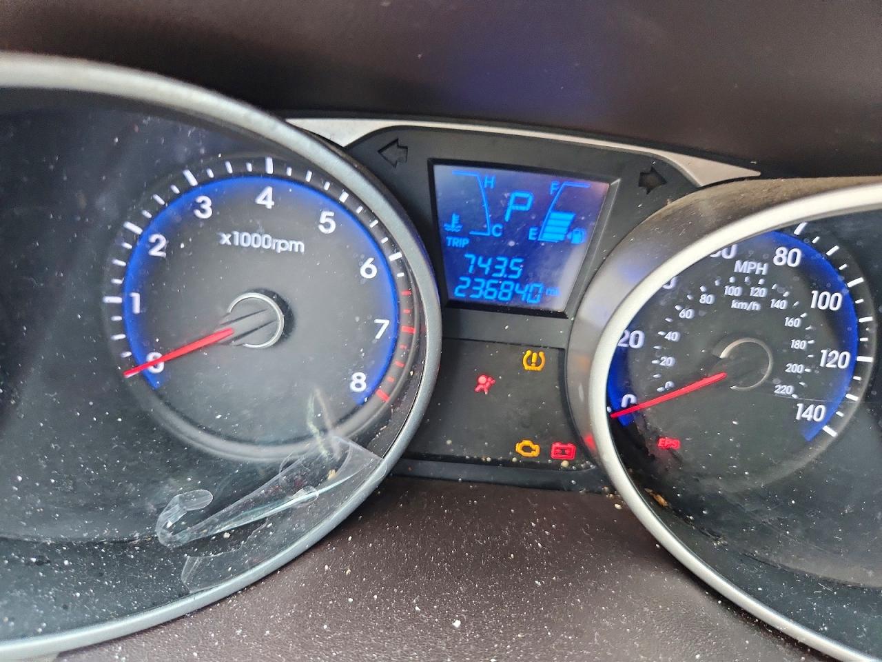 2013 Hyundai Tucson Gls Gray vin: KM8JU3ACXDU637295