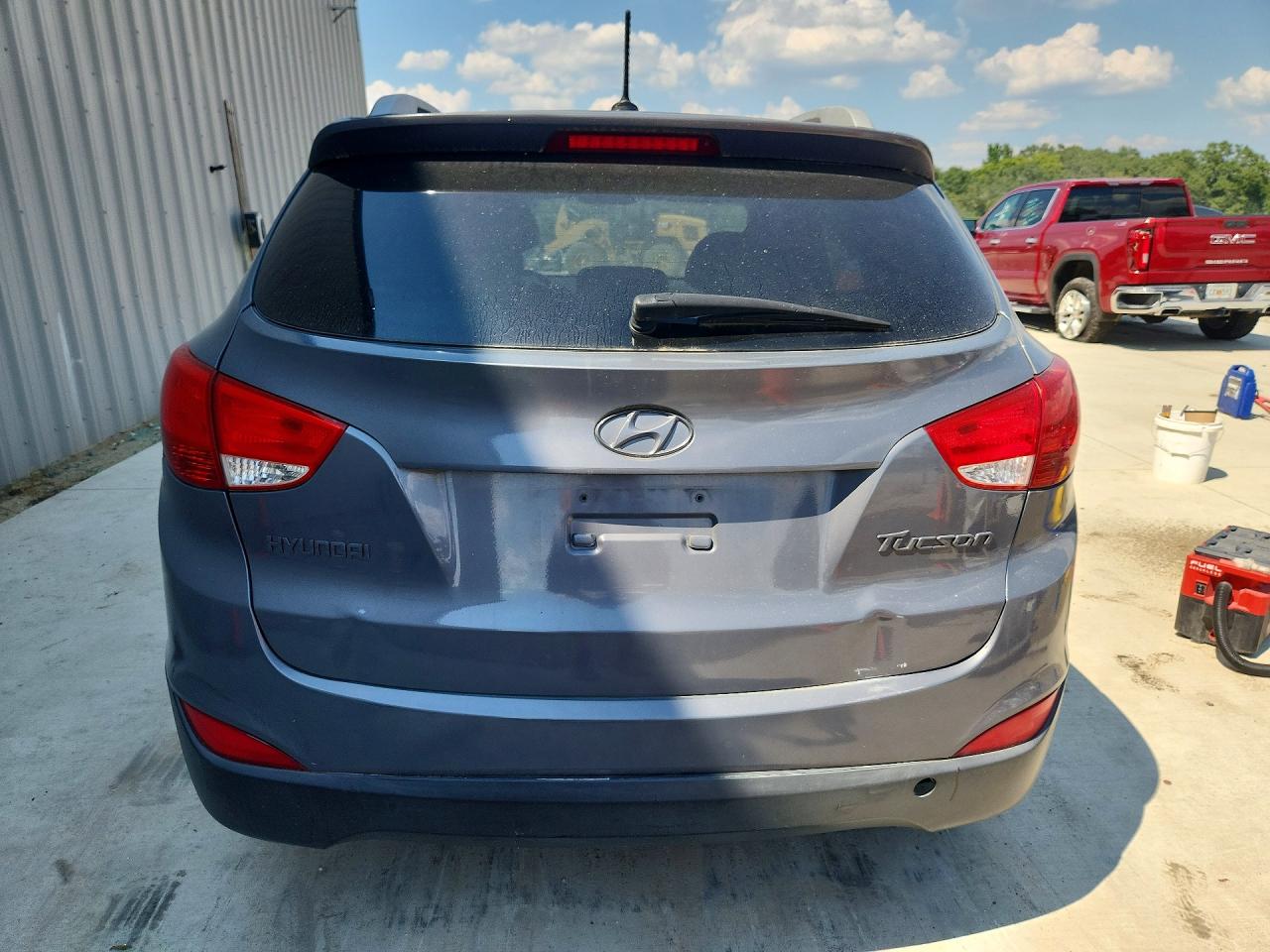 2013 Hyundai Tucson Gls Gray vin: KM8JU3ACXDU637295