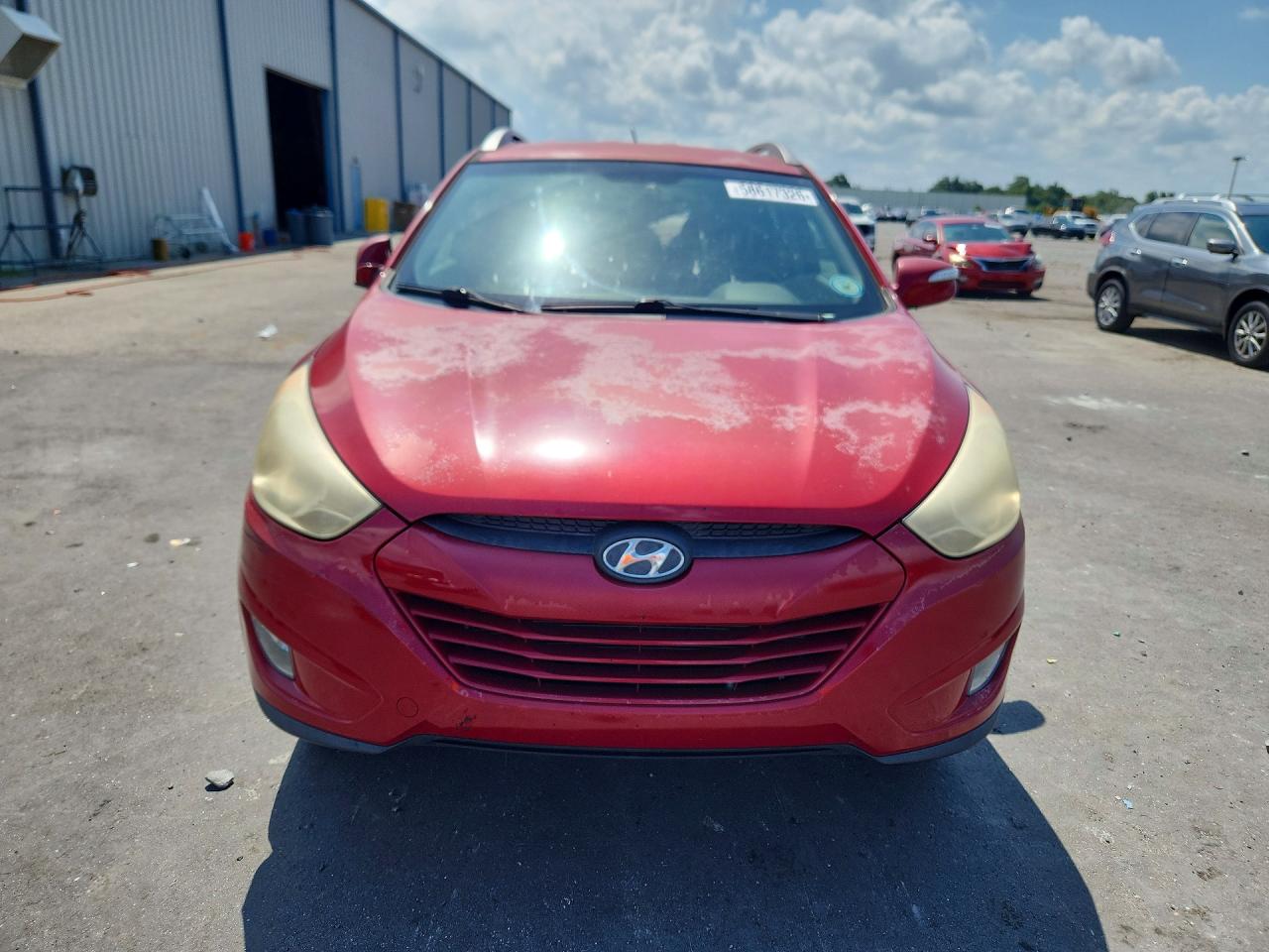 2013 Hyundai Tucson Gls Red vin: KM8JU3ACXDU691115