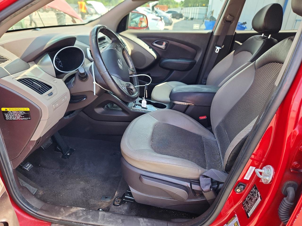 2013 Hyundai Tucson Gls Red vin: KM8JU3ACXDU691115