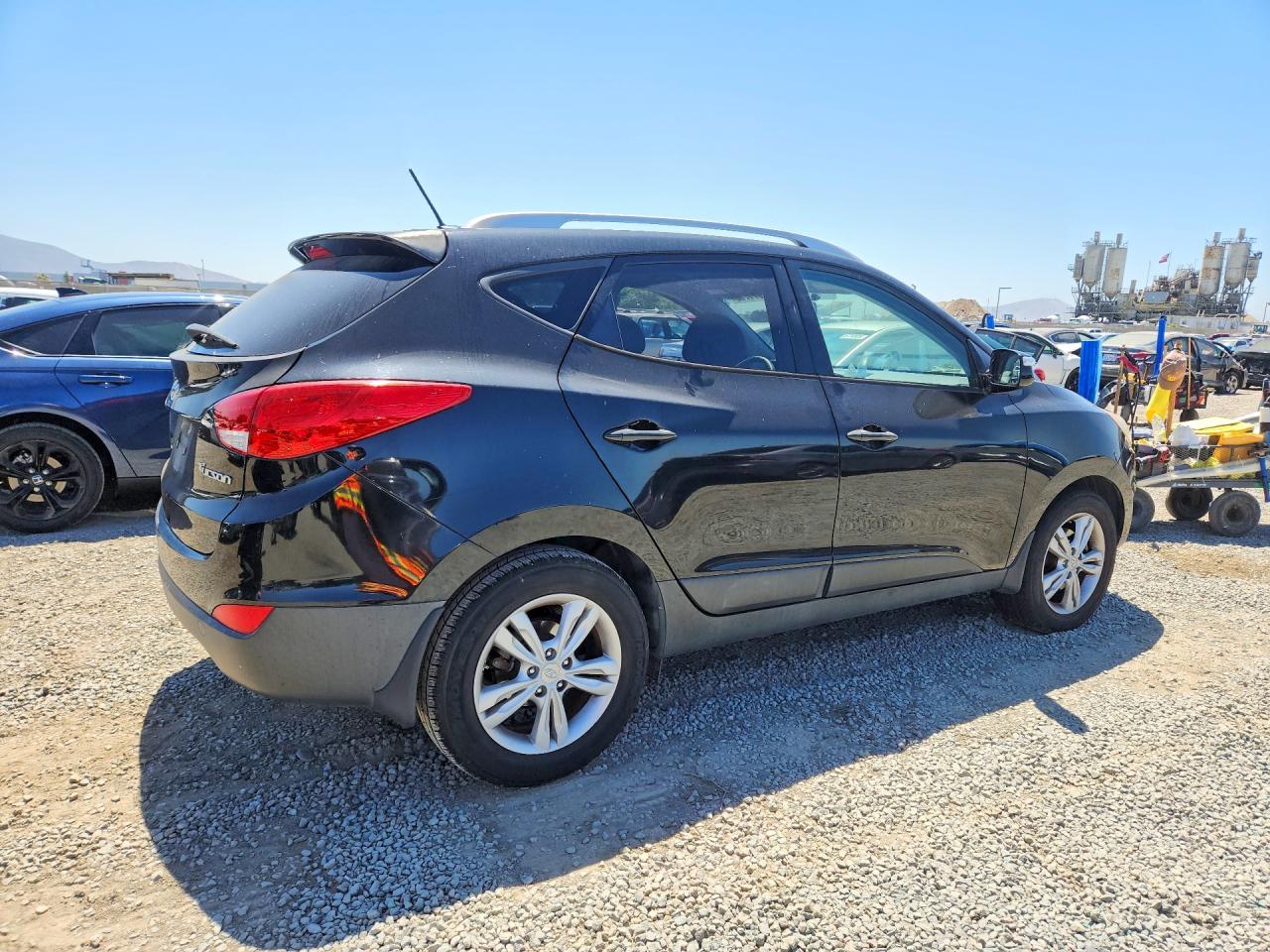 2013 Hyundai Tucson Gls Black vin: KM8JU3ACXDU712836