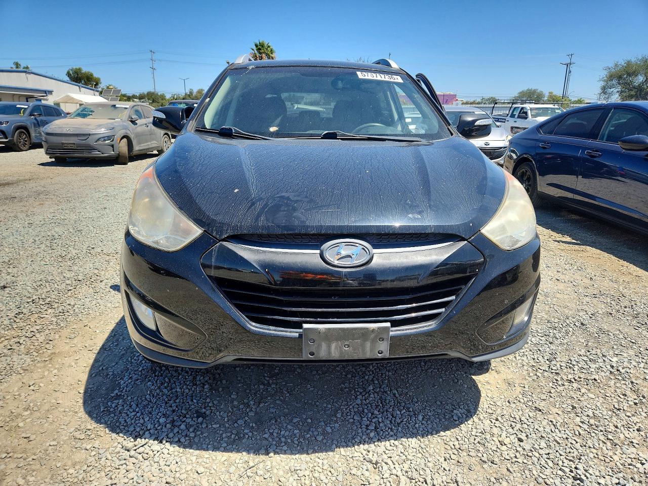 2013 Hyundai Tucson Gls Black vin: KM8JU3ACXDU712836