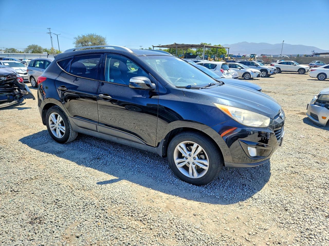 2013 Hyundai Tucson Gls Black vin: KM8JU3ACXDU712836