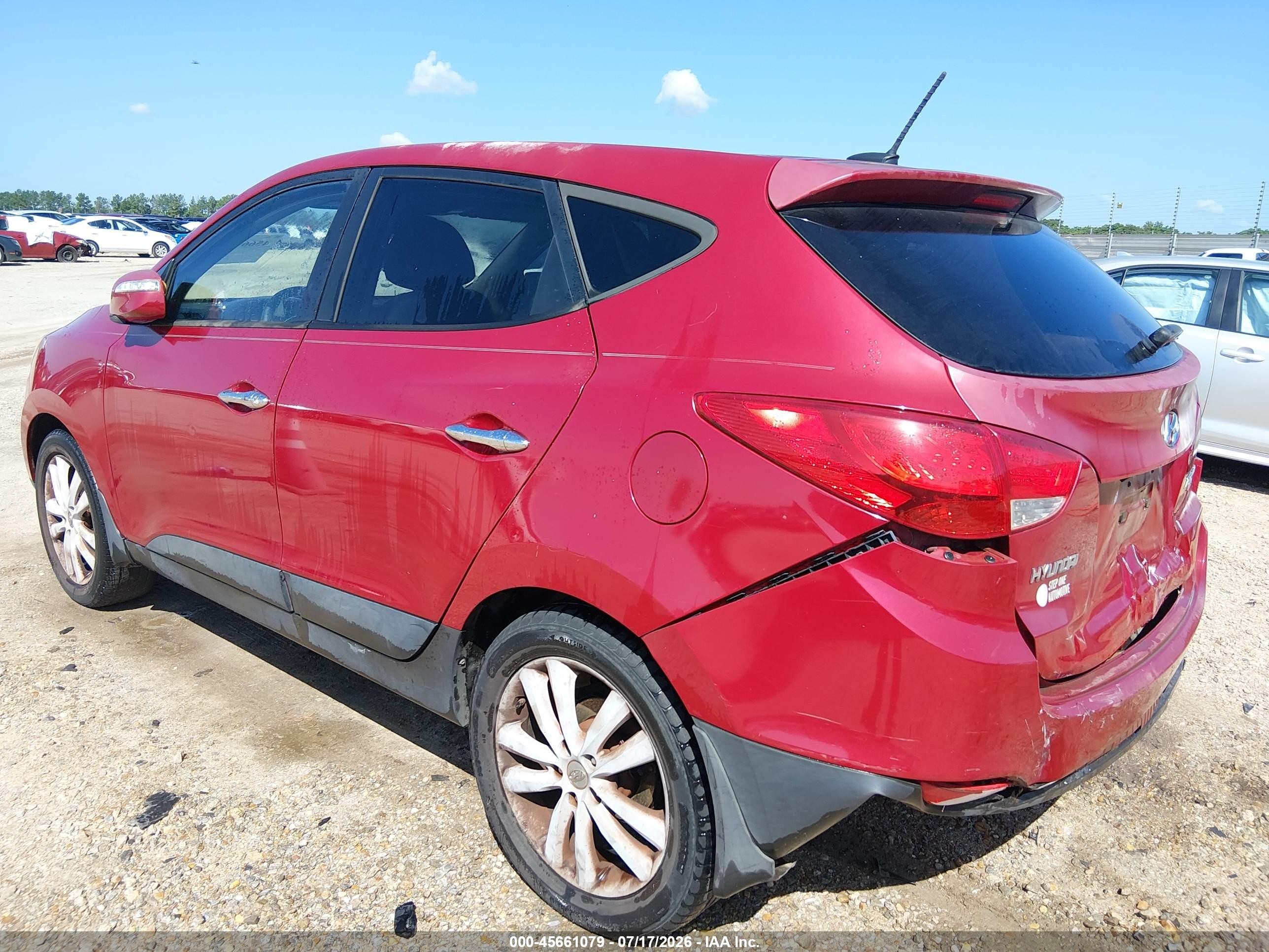 2013 Hyundai Tucson Limited Red vin: KM8JU3ACXDU728129