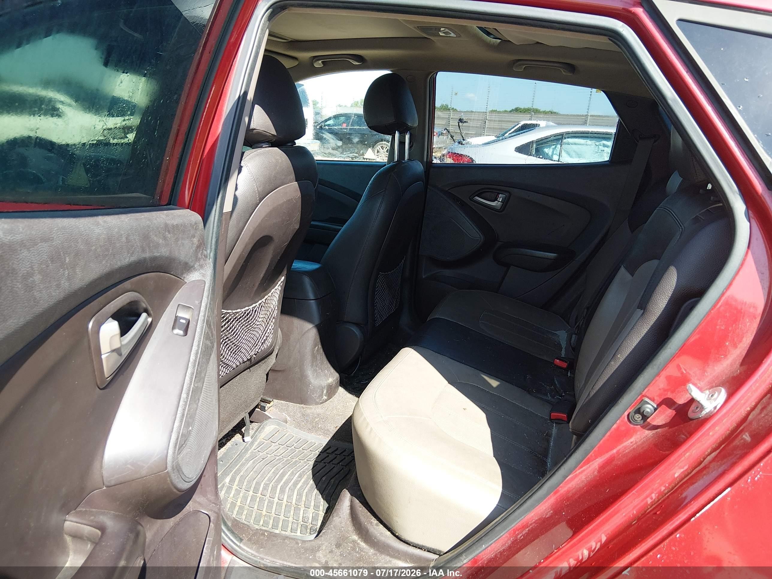 2013 Hyundai Tucson Limited Red vin: KM8JU3ACXDU728129