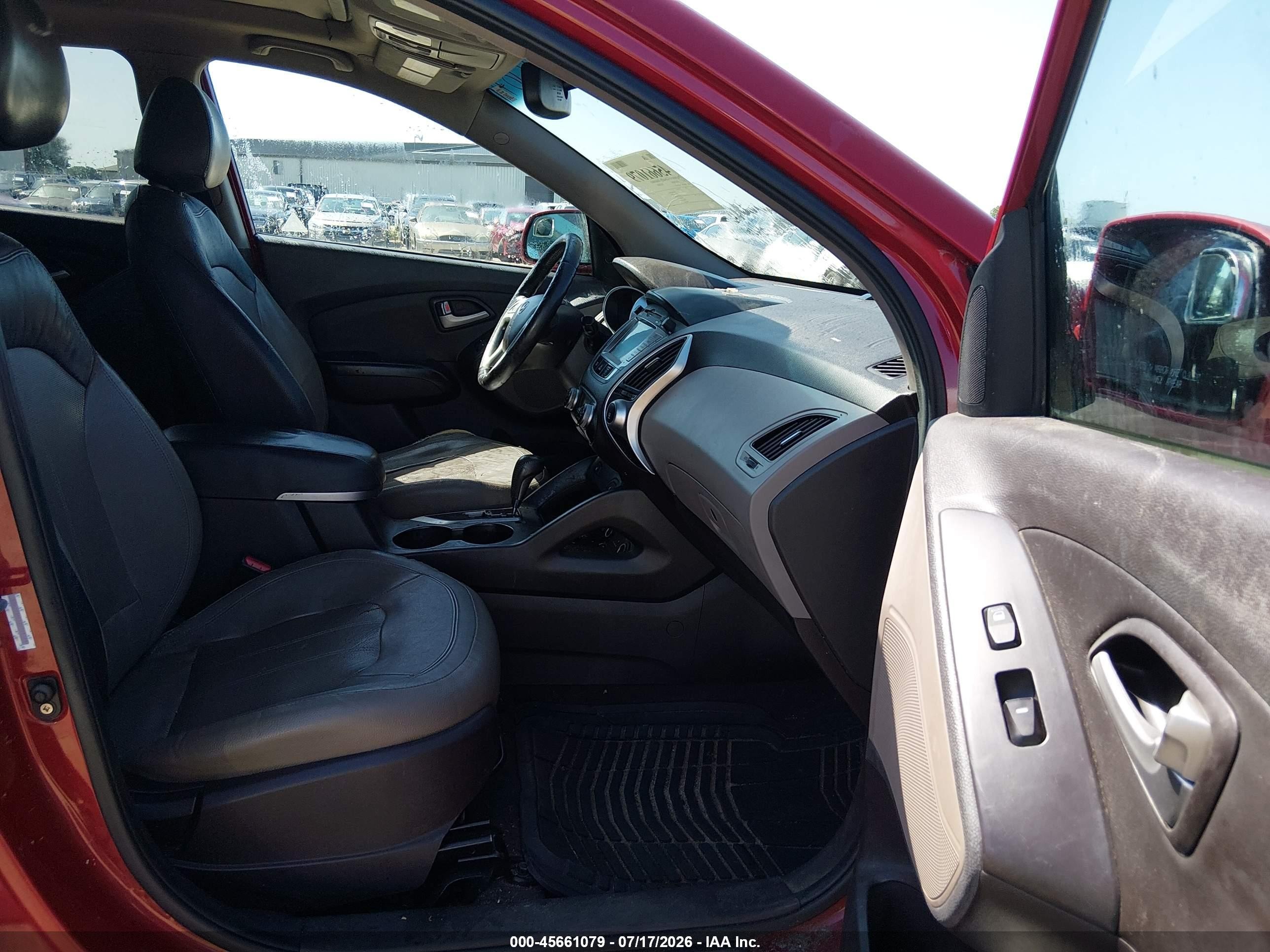 2013 Hyundai Tucson Limited Red vin: KM8JU3ACXDU728129