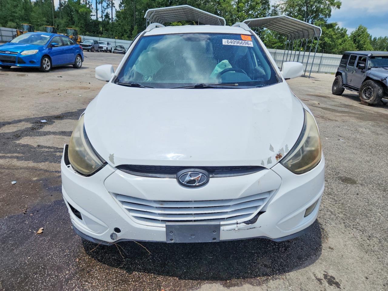 2014 Hyundai Tucson Se Белый vin: KM8JU3AG0EU823254