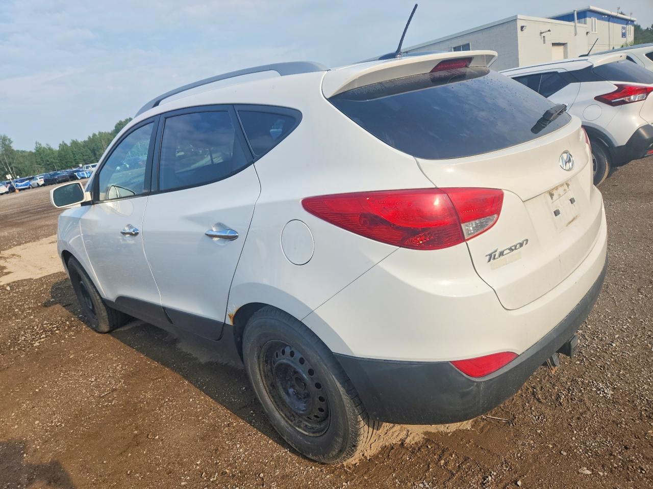 2014 Hyundai Tucson Se White vin: KM8JU3AG0EU829006