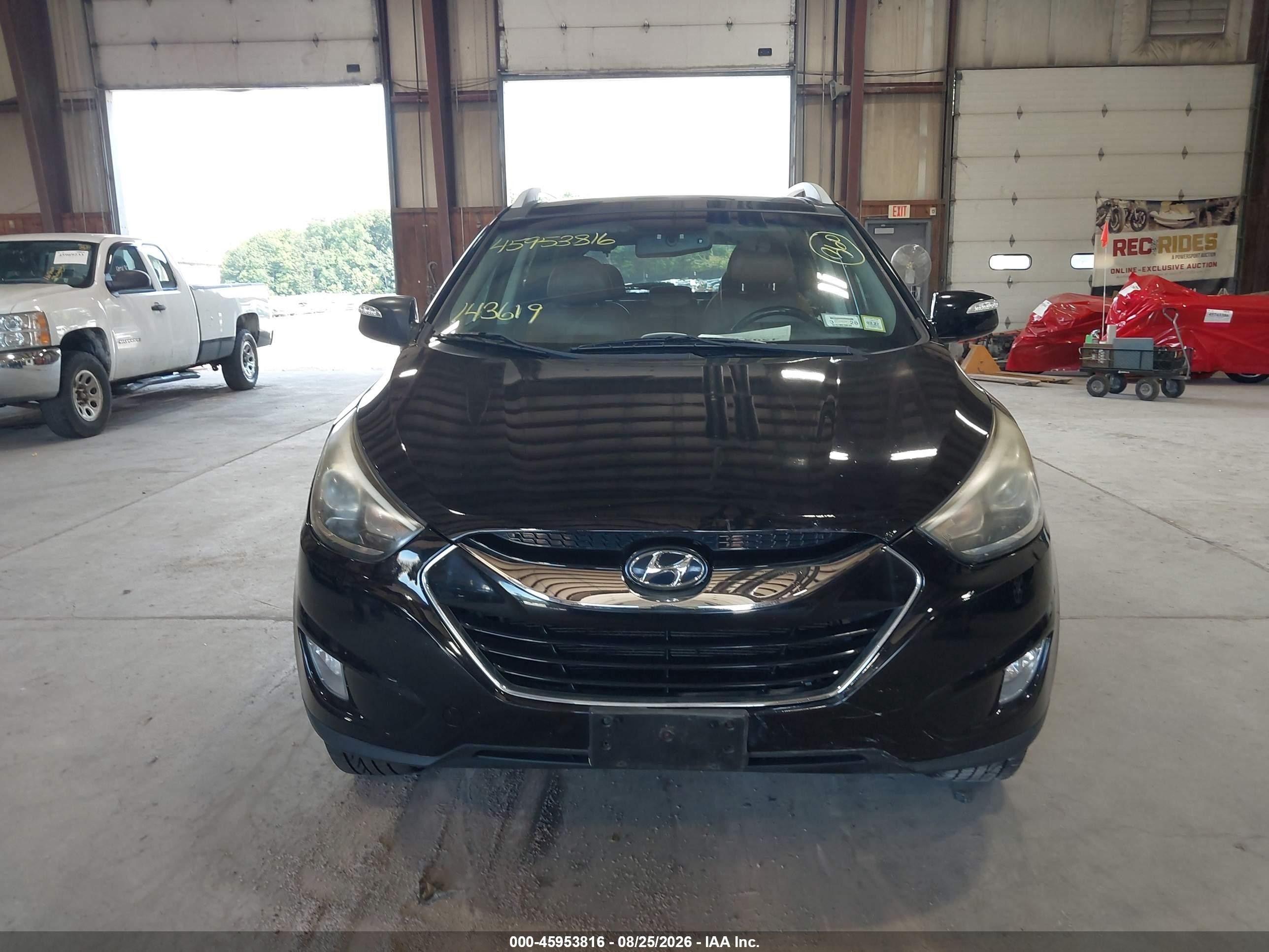 2014 Hyundai Tucson Limited Черный vin: KM8JU3AG0EU833458