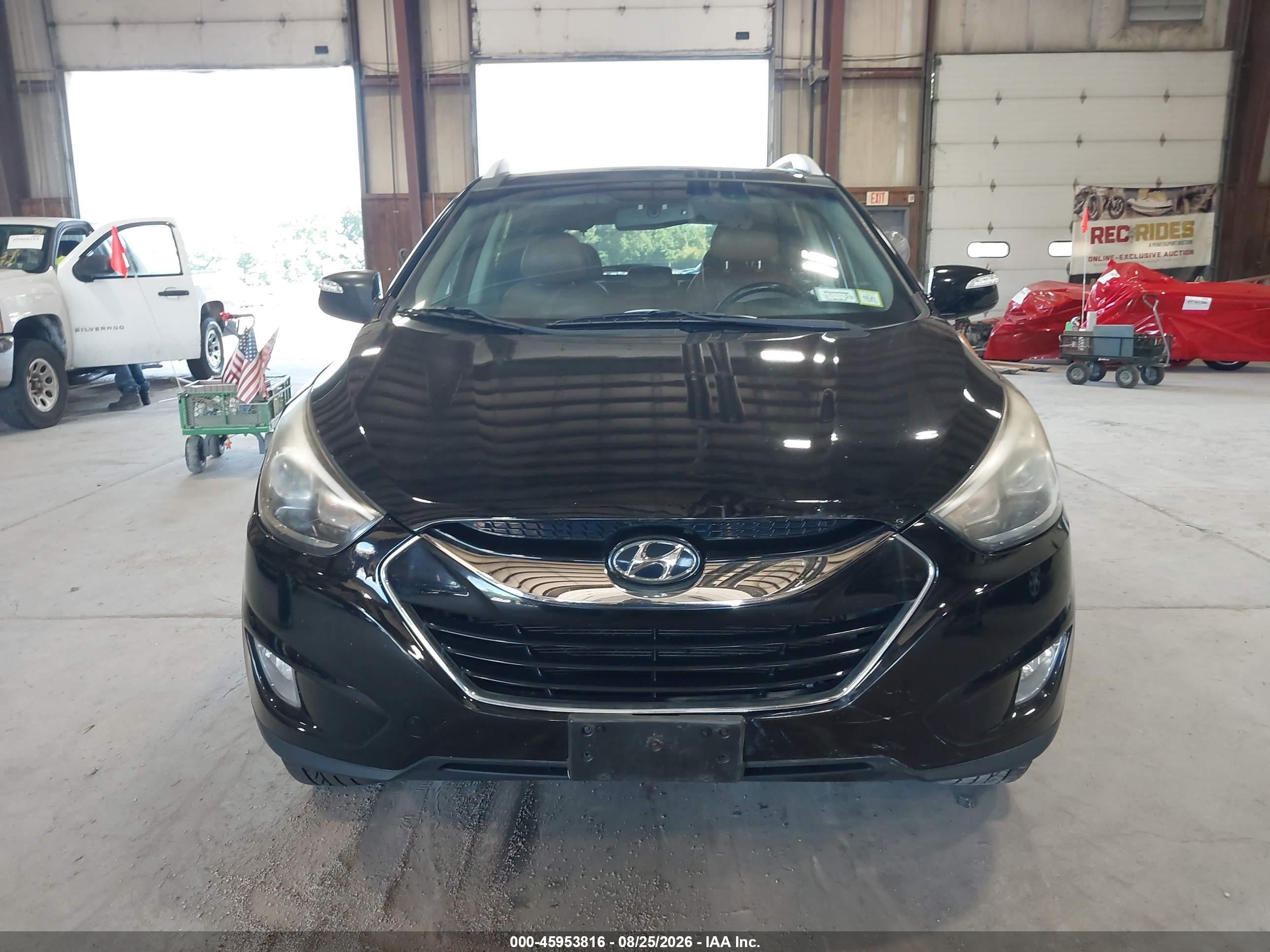 2014 Hyundai Tucson Limited Черный vin: KM8JU3AG0EU833458