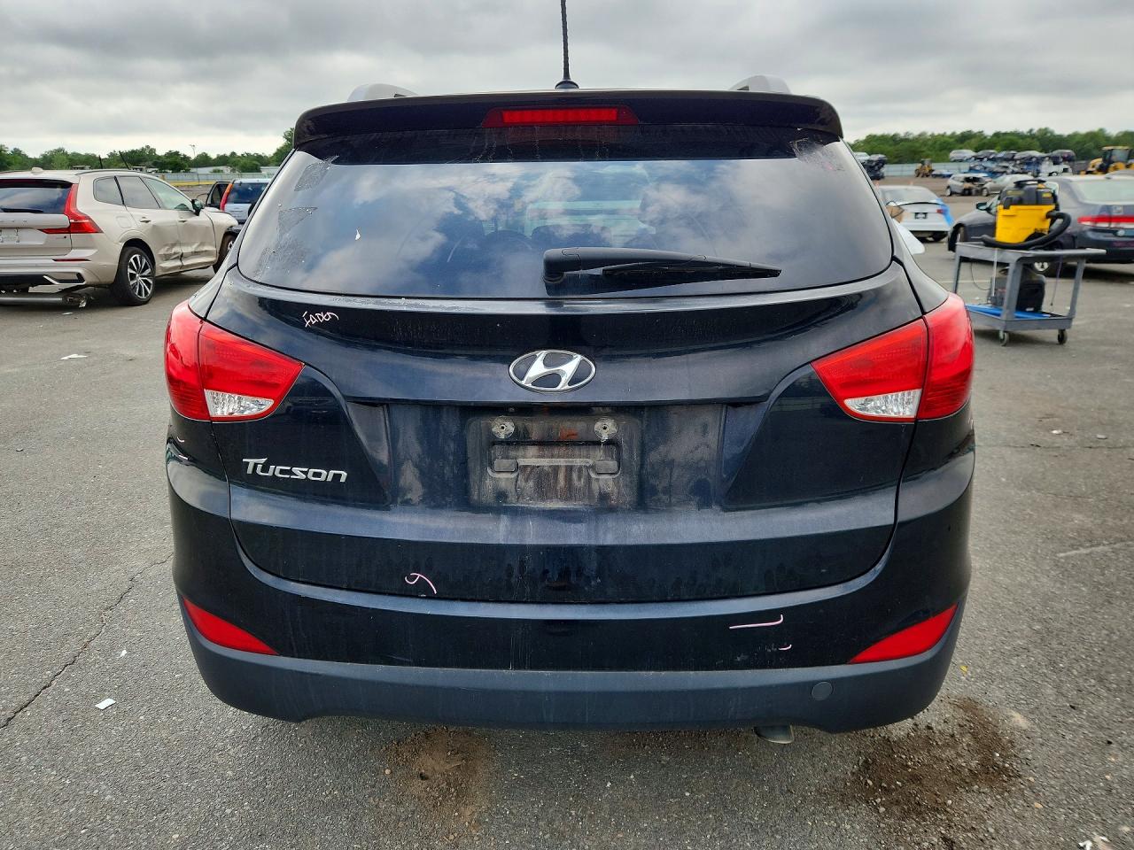 2014 Hyundai Tucson Se Black vin: KM8JU3AG0EU837879