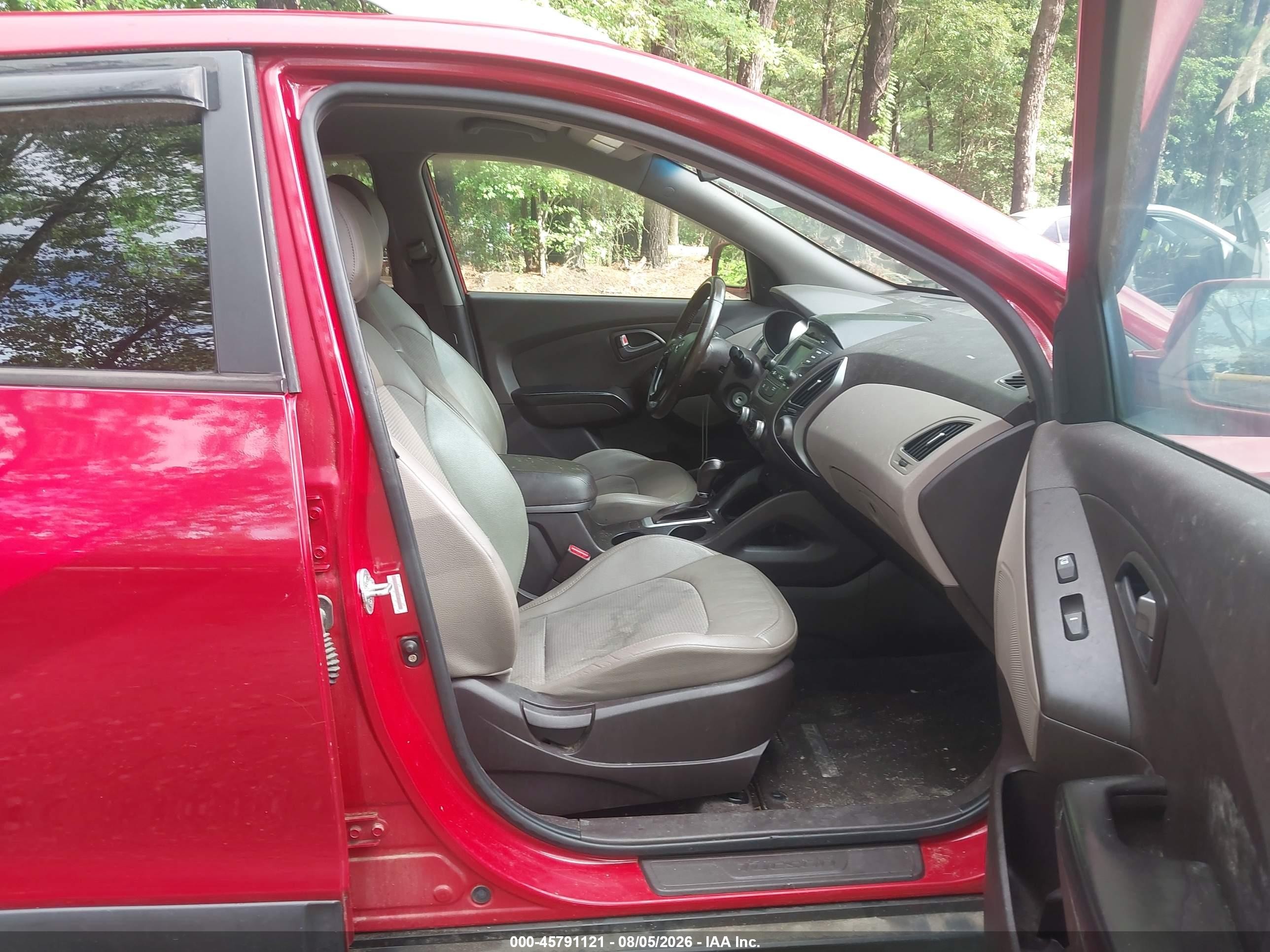 2014 Hyundai Tucson Se Red vin: KM8JU3AG0EU846615