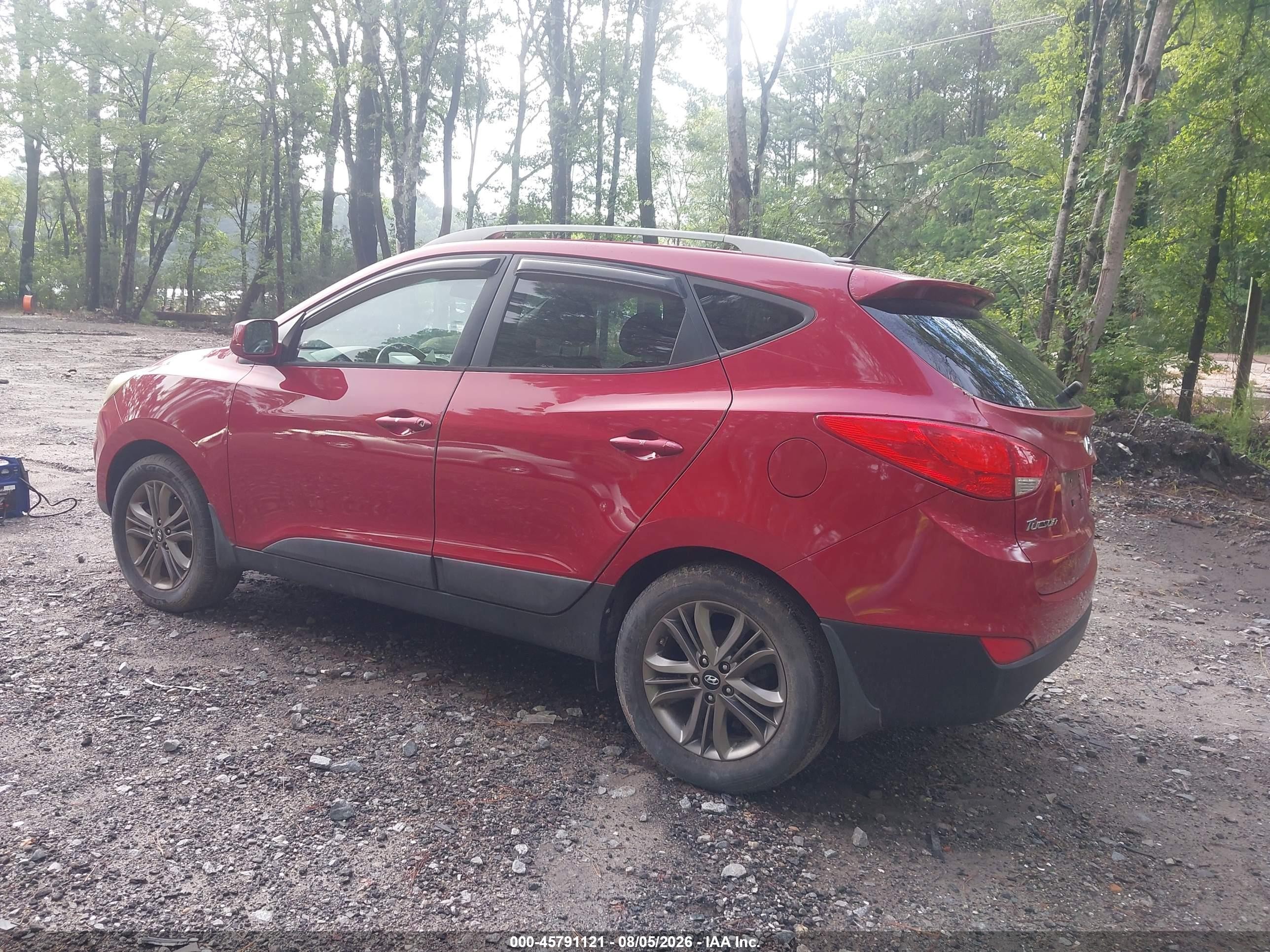 2014 Hyundai Tucson Se Red vin: KM8JU3AG0EU846615