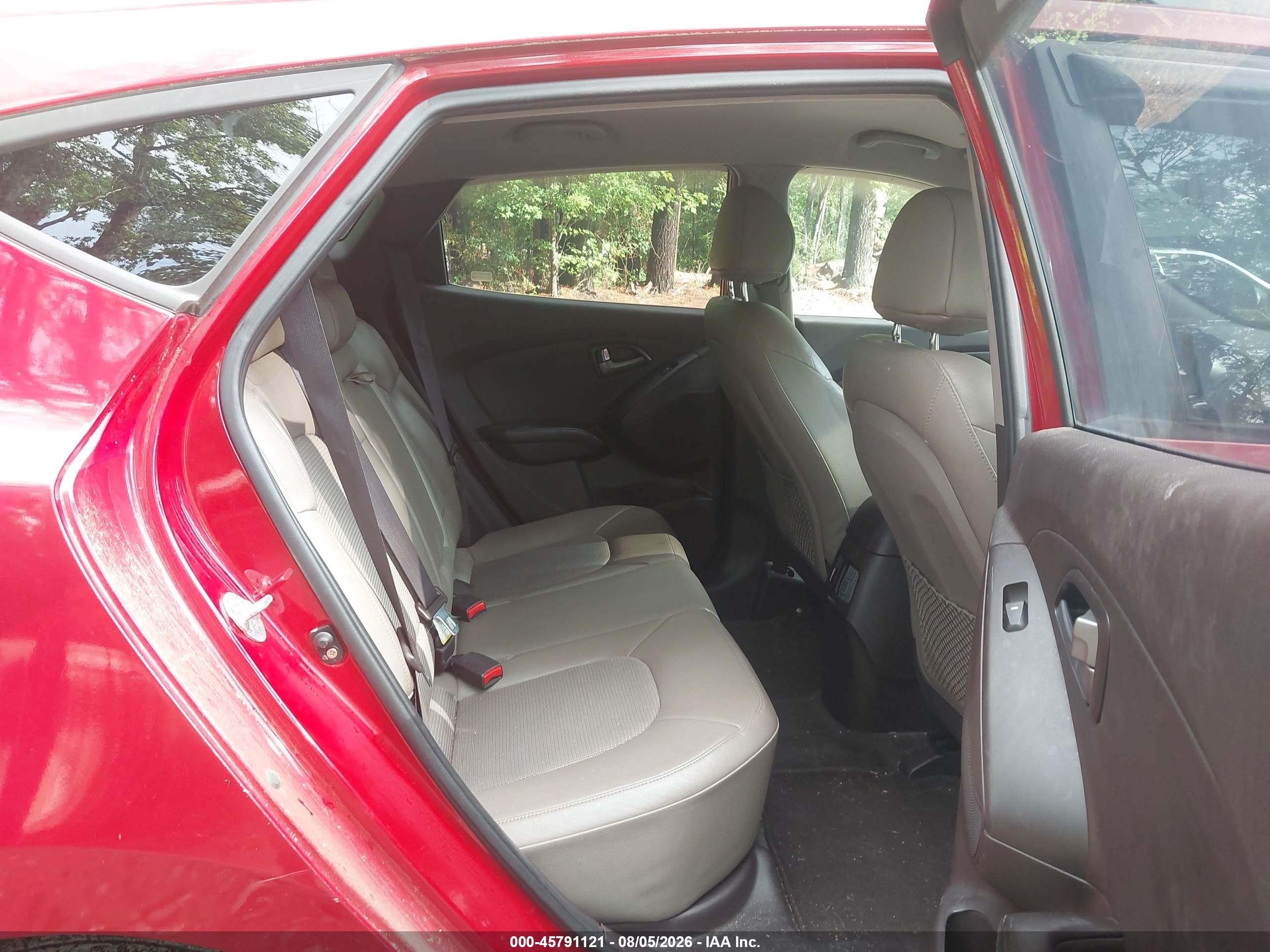 2014 Hyundai Tucson Se Red vin: KM8JU3AG0EU846615