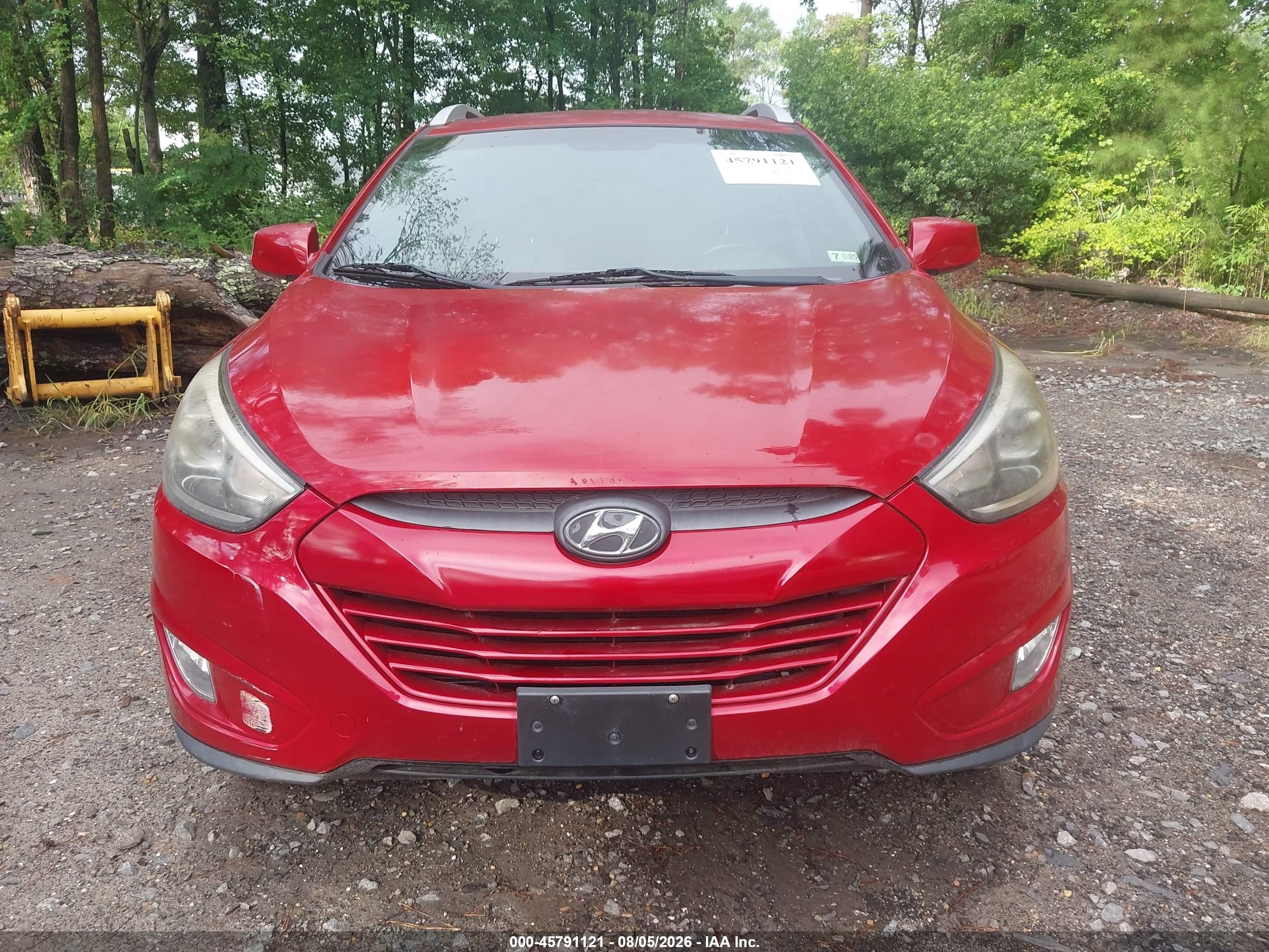2014 Hyundai Tucson Se Red vin: KM8JU3AG0EU846615