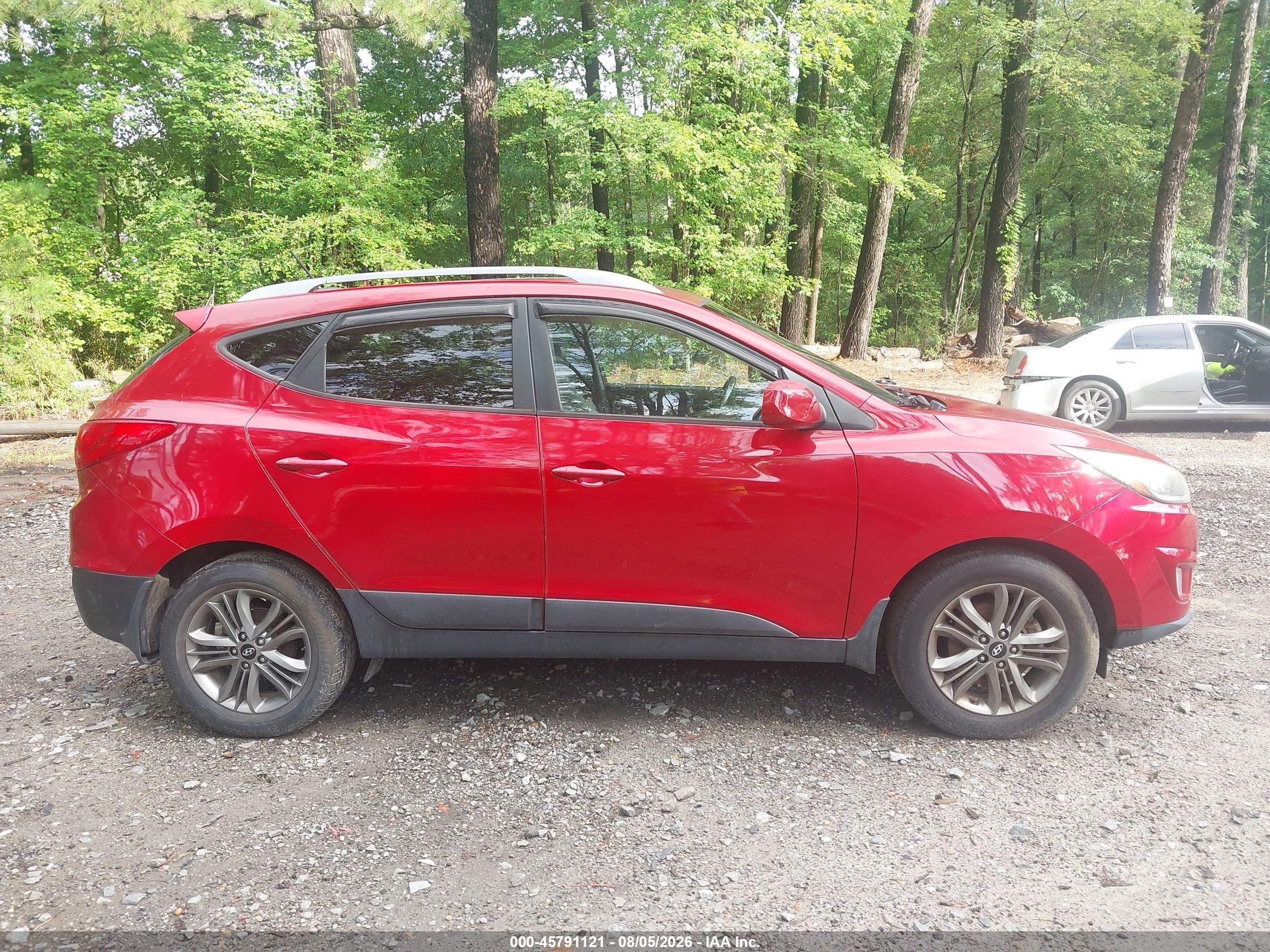 2014 Hyundai Tucson Se Red vin: KM8JU3AG0EU846615