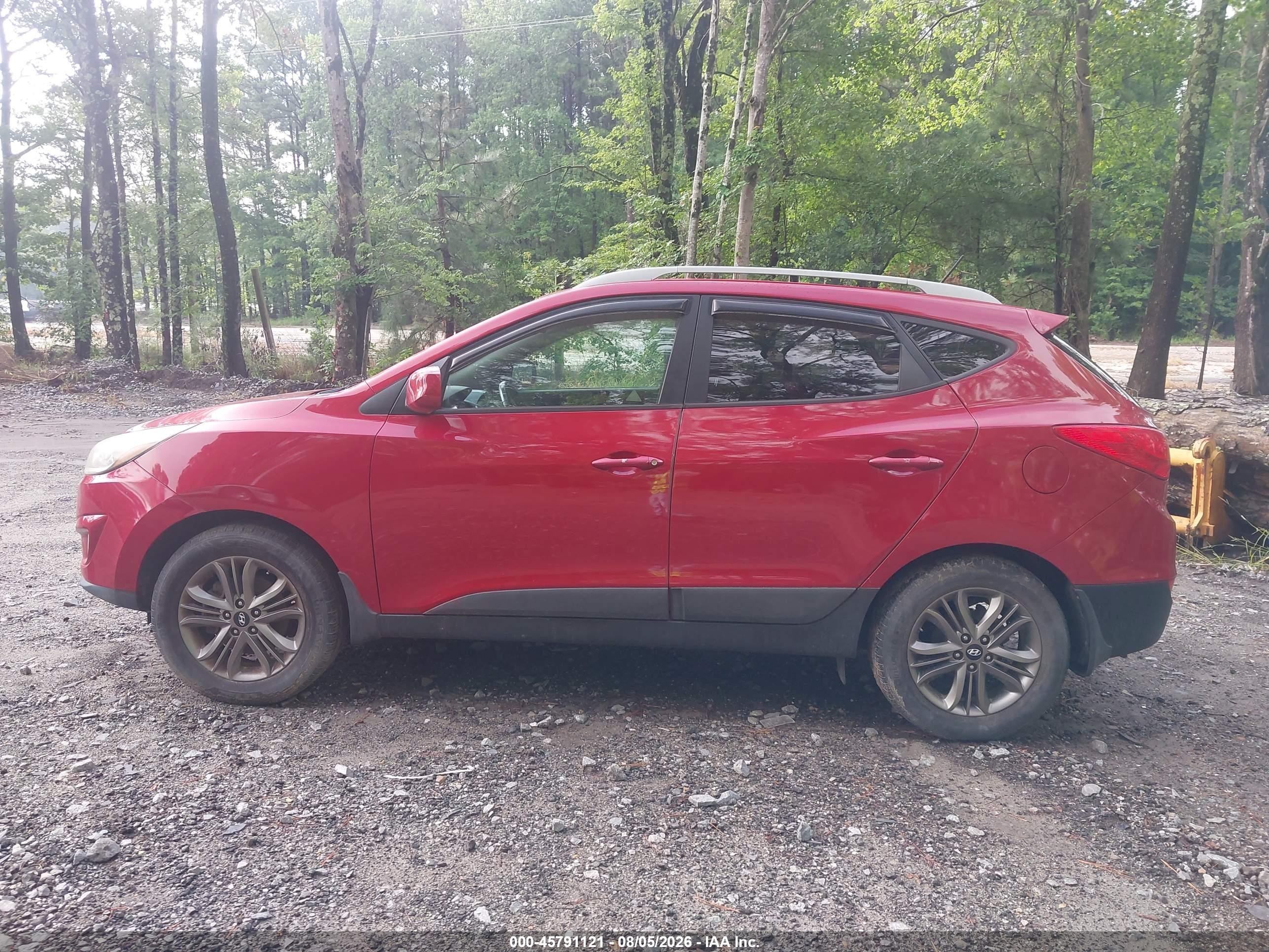 2014 Hyundai Tucson Se Red vin: KM8JU3AG0EU846615