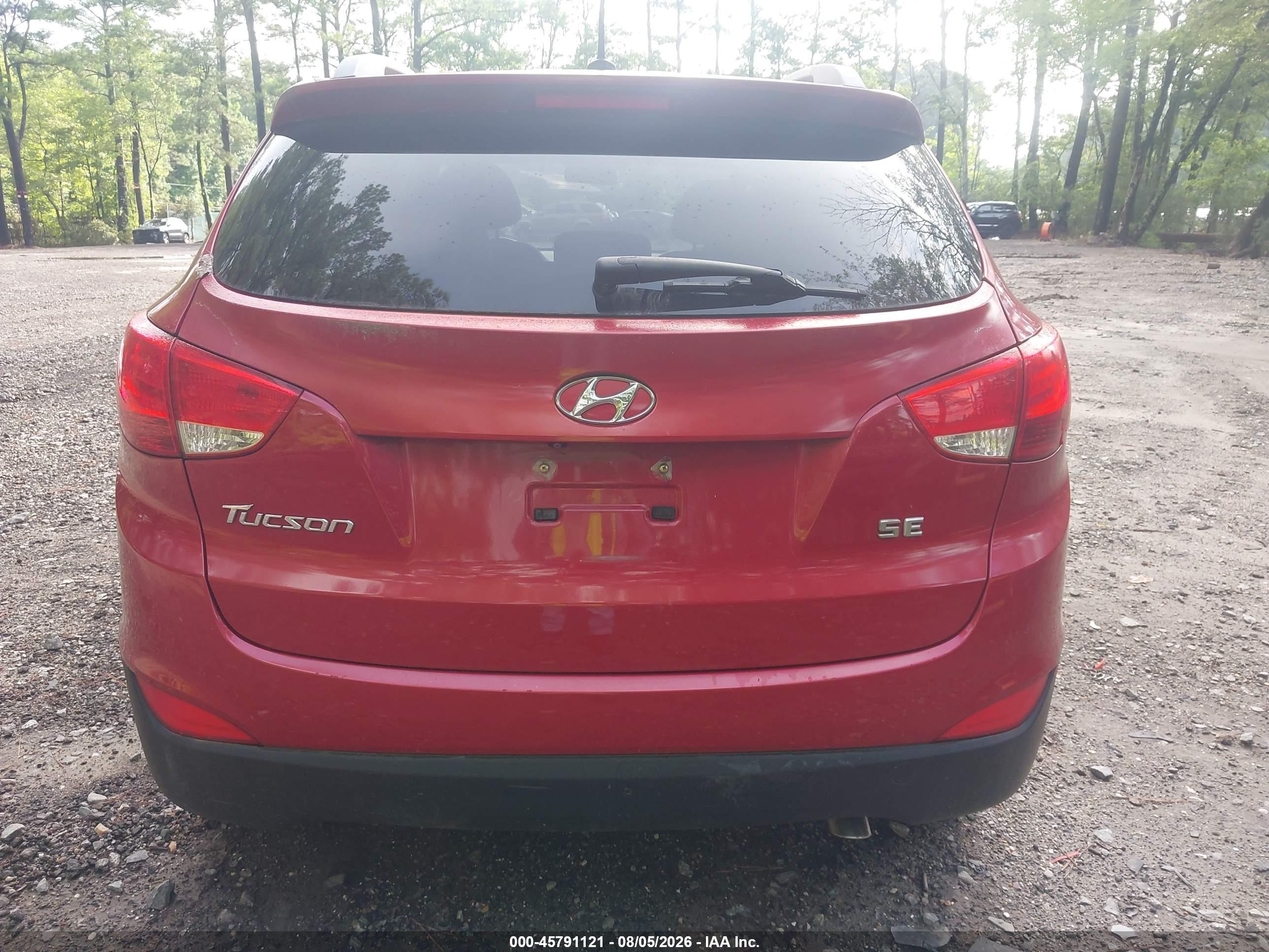 2014 Hyundai Tucson Se Red vin: KM8JU3AG0EU846615