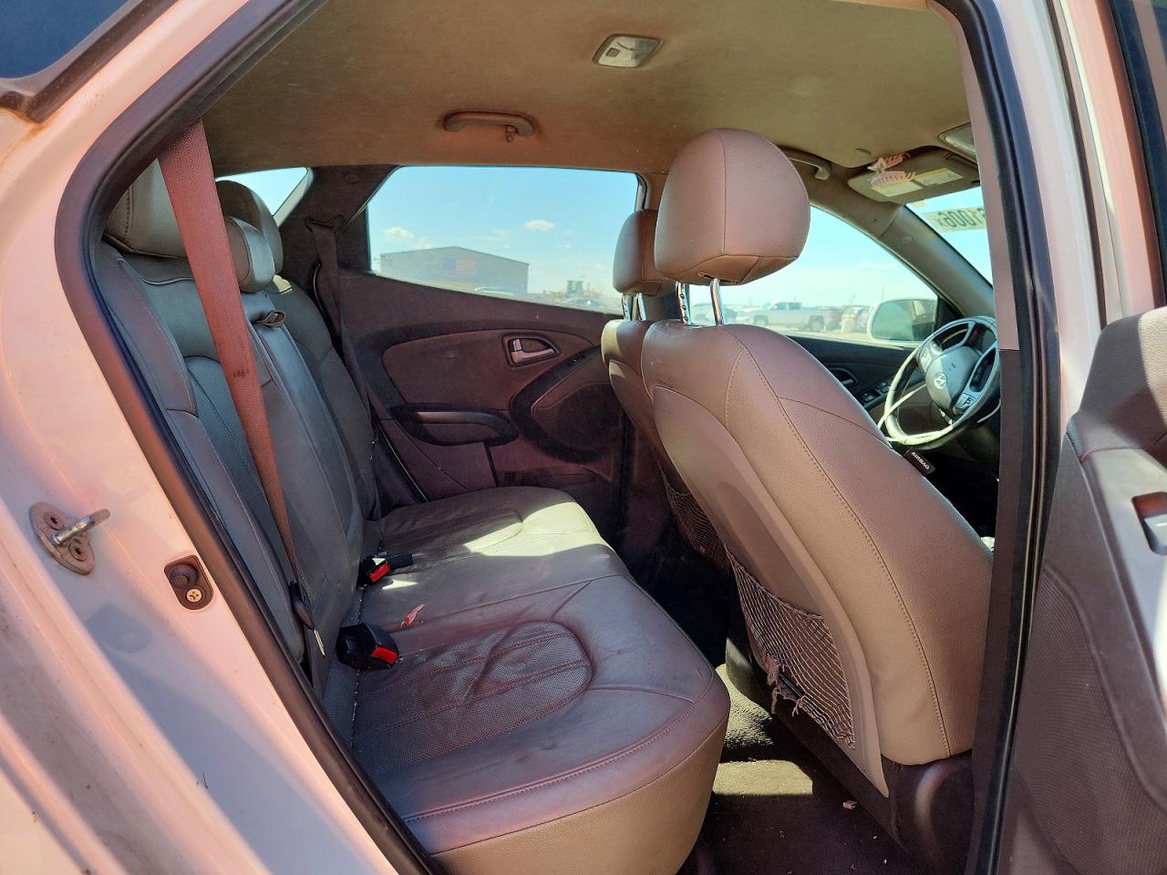 2014 Hyundai Tucson Limited White vin: KM8JU3AG0EU853984