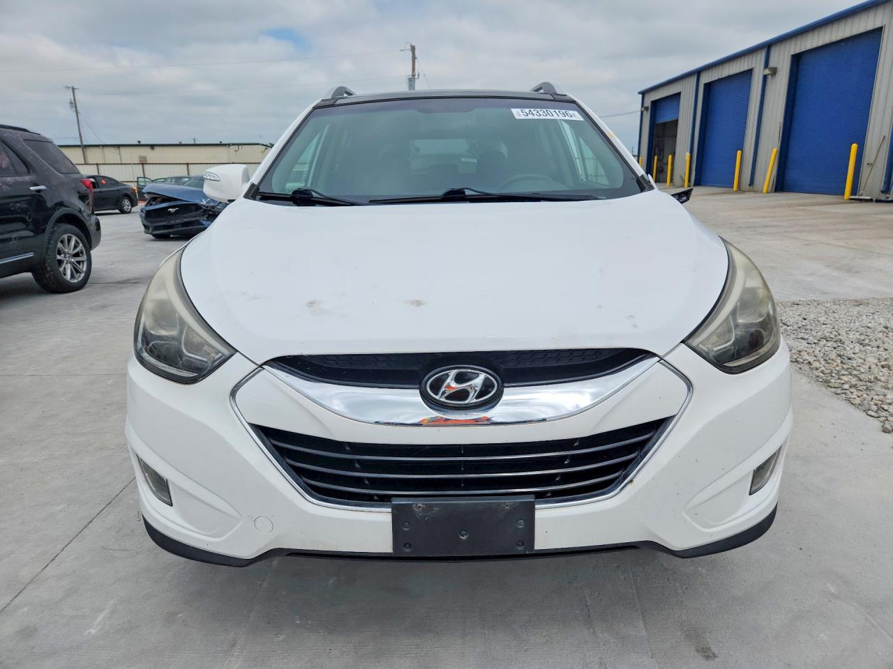 2014 Hyundai Tucson Limited White vin: KM8JU3AG0EU857873