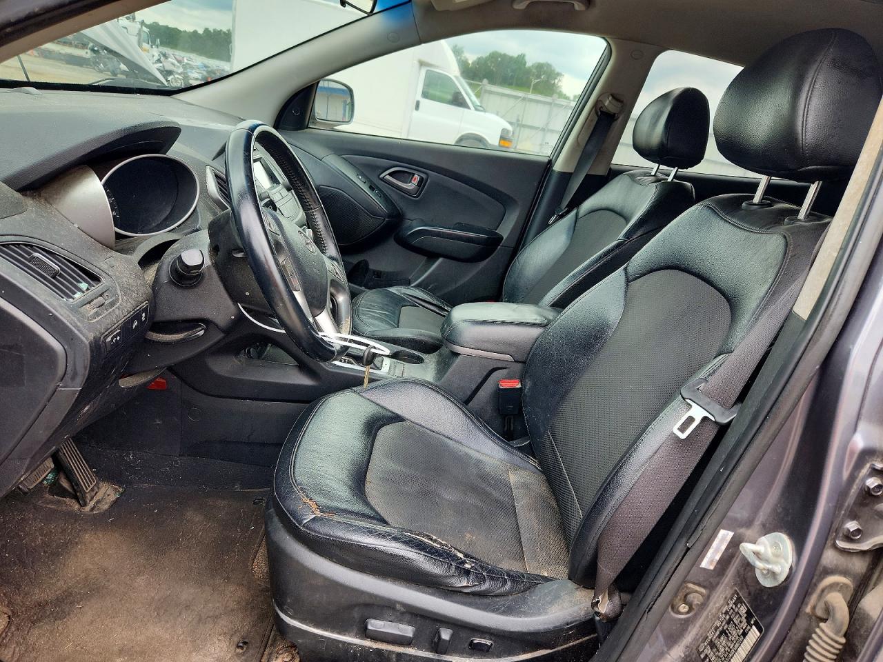 2014 Hyundai Tucson Se Gray vin: KM8JU3AG0EU860160