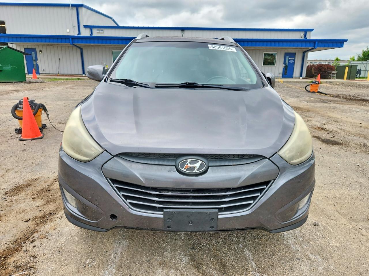 2014 Hyundai Tucson Se Gray vin: KM8JU3AG0EU860160