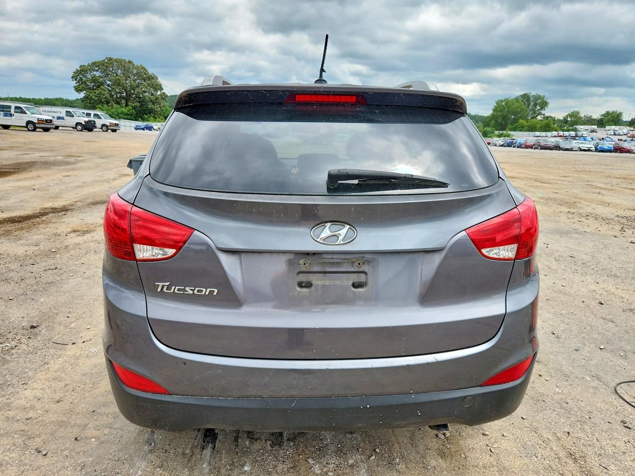 2014 Hyundai Tucson Se Gray vin: KM8JU3AG0EU860160