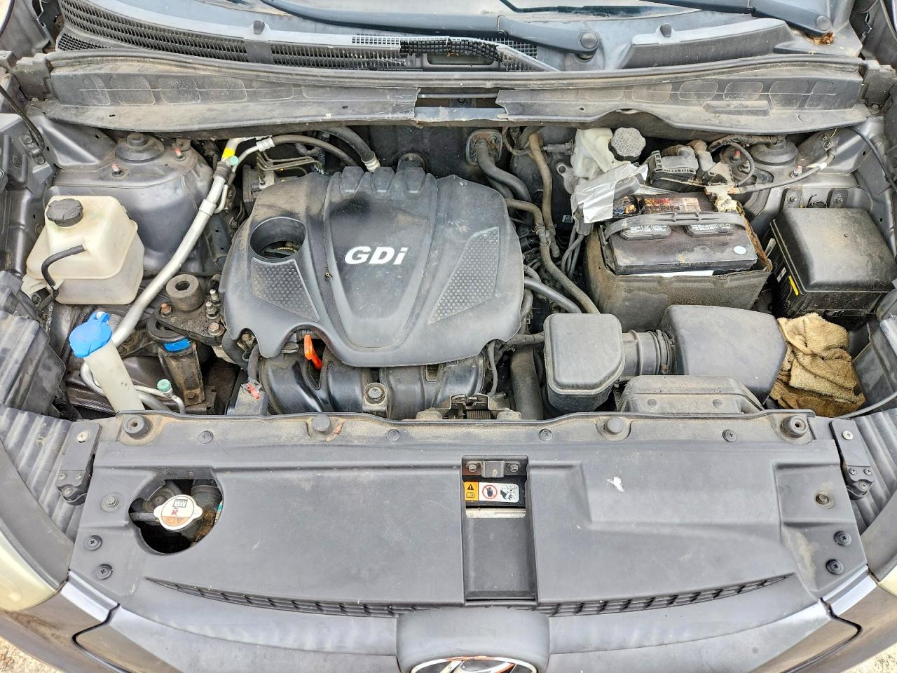 2014 Hyundai Tucson Se Gray vin: KM8JU3AG0EU860160