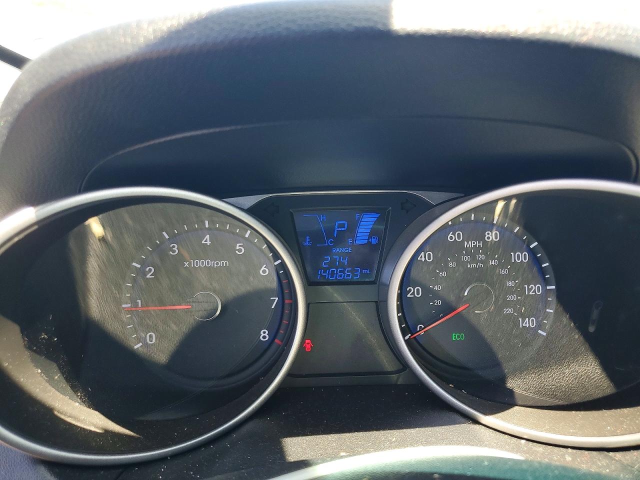 2014 Hyundai Tucson Se Gray vin: KM8JU3AG0EU898522