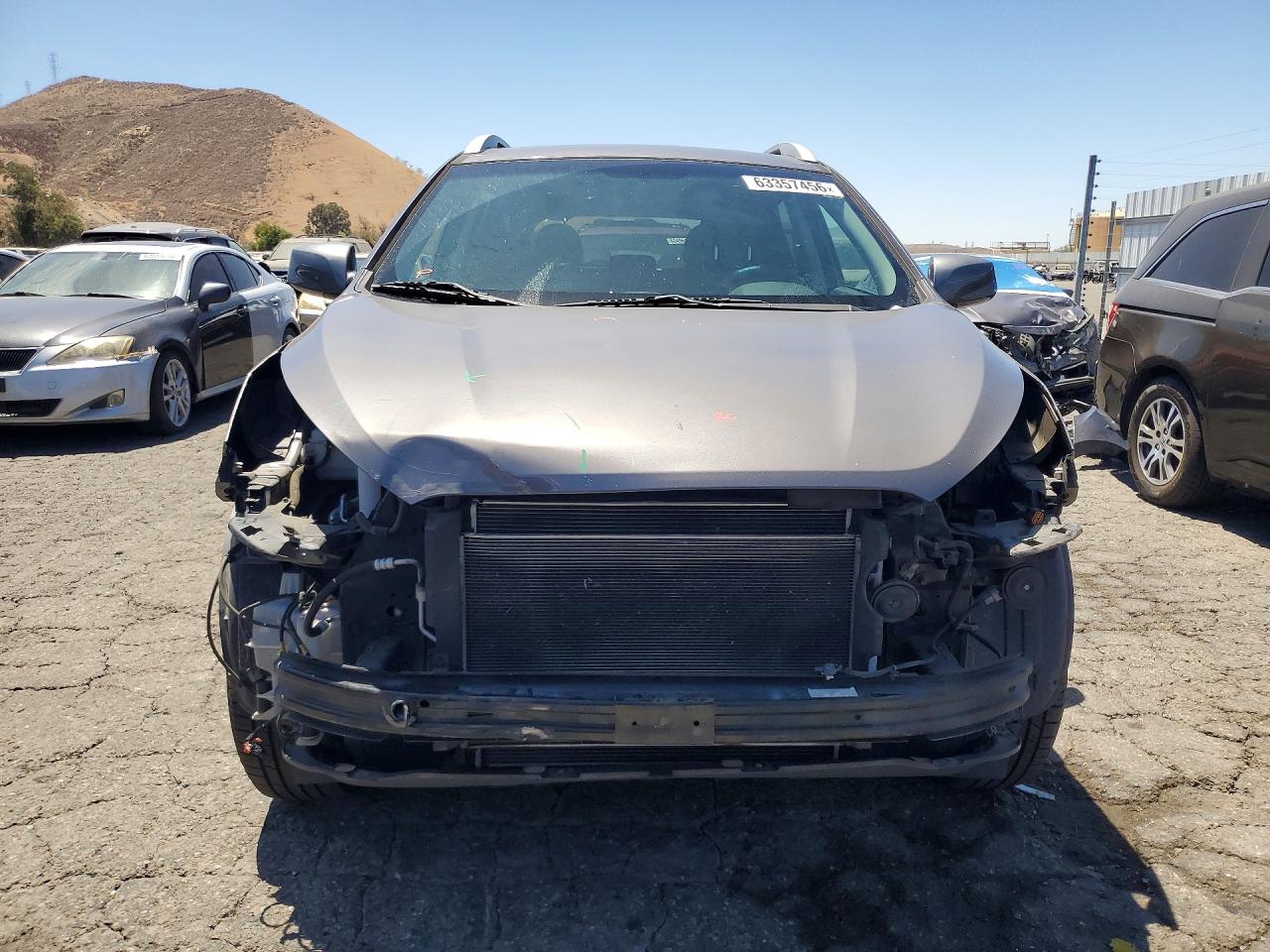 2014 Hyundai Tucson Se Gray vin: KM8JU3AG0EU898522