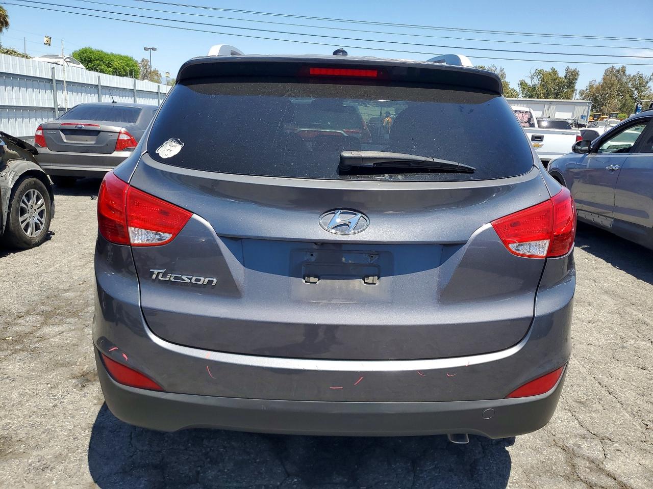 2014 Hyundai Tucson Se Gray vin: KM8JU3AG0EU898522
