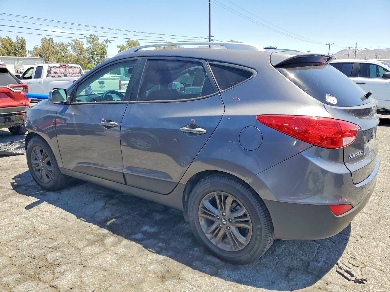 2014 Hyundai Tucson Se Gray vin: KM8JU3AG0EU898522