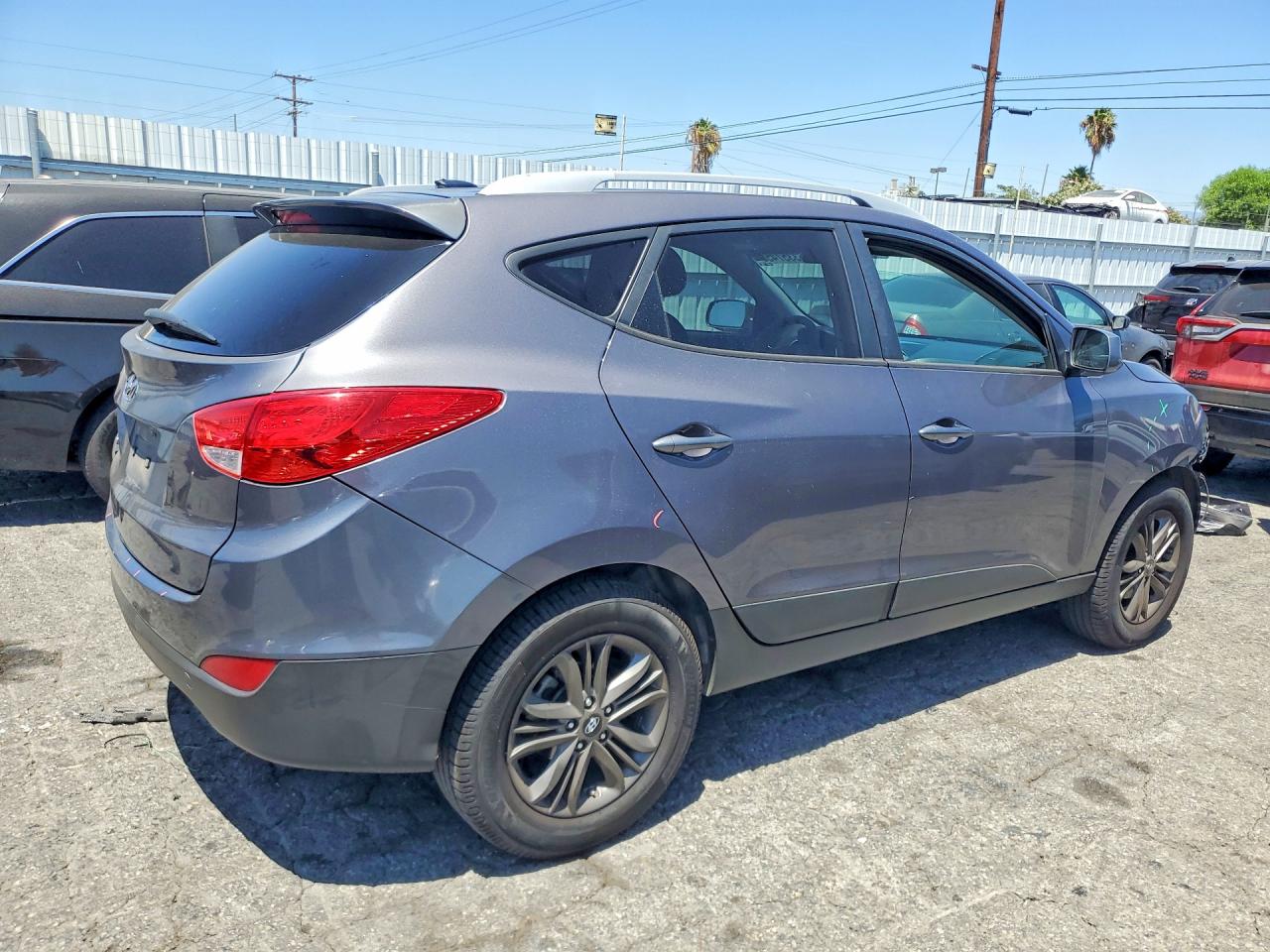 2014 Hyundai Tucson Se Gray vin: KM8JU3AG0EU898522
