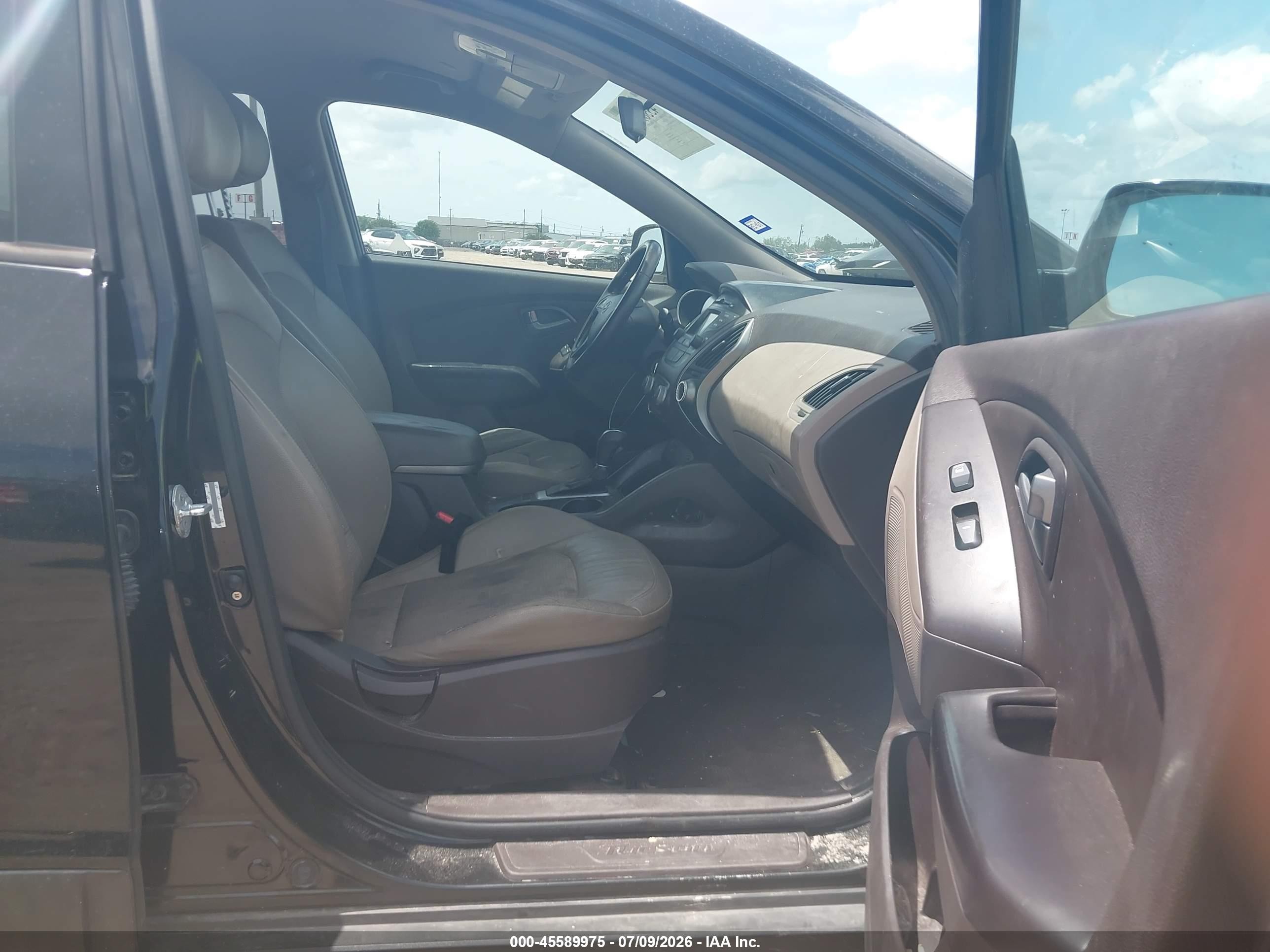 2014 Hyundai Tucson Se Black vin: KM8JU3AG0EU924441