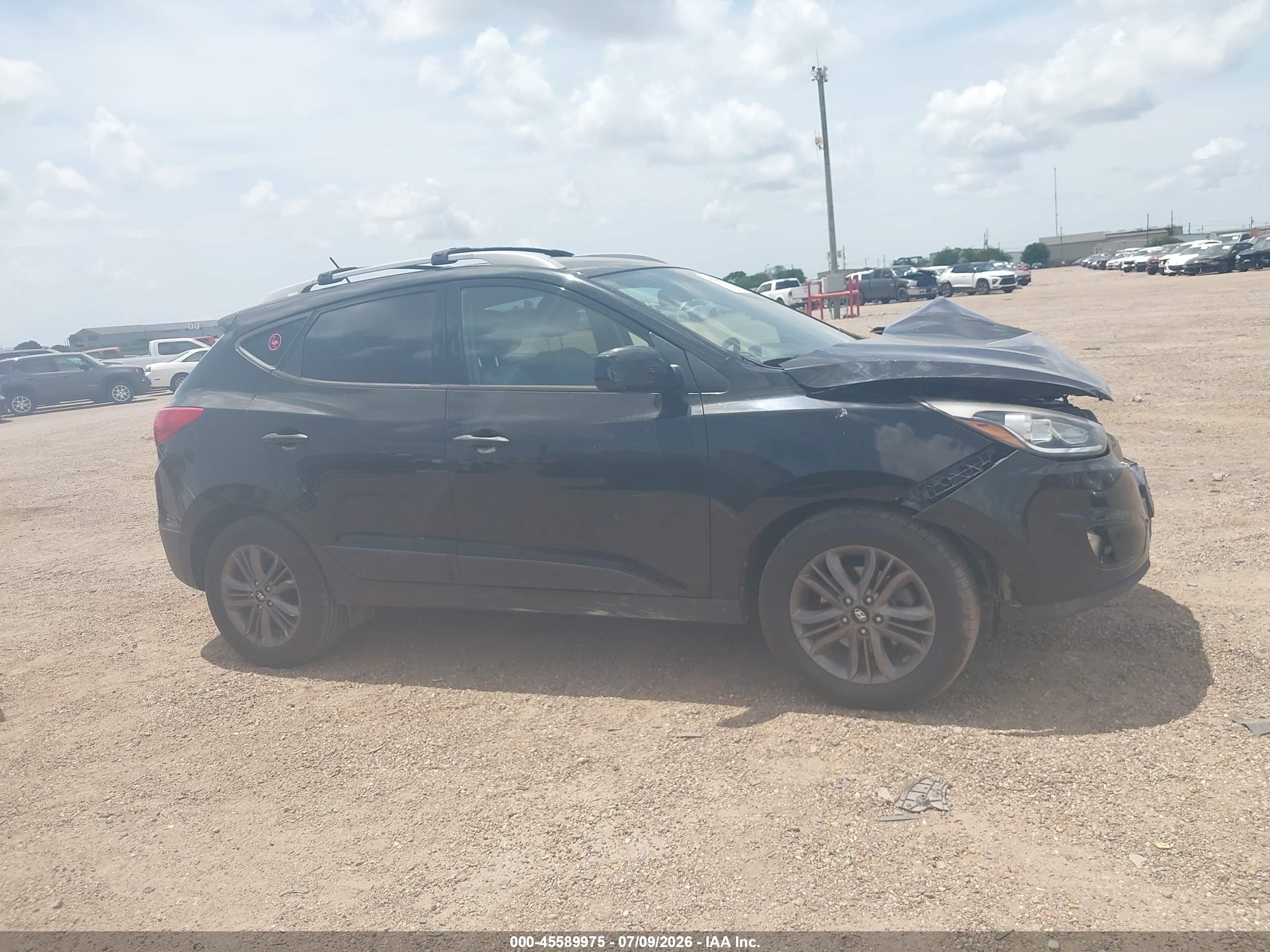 2014 Hyundai Tucson Se Black vin: KM8JU3AG0EU924441