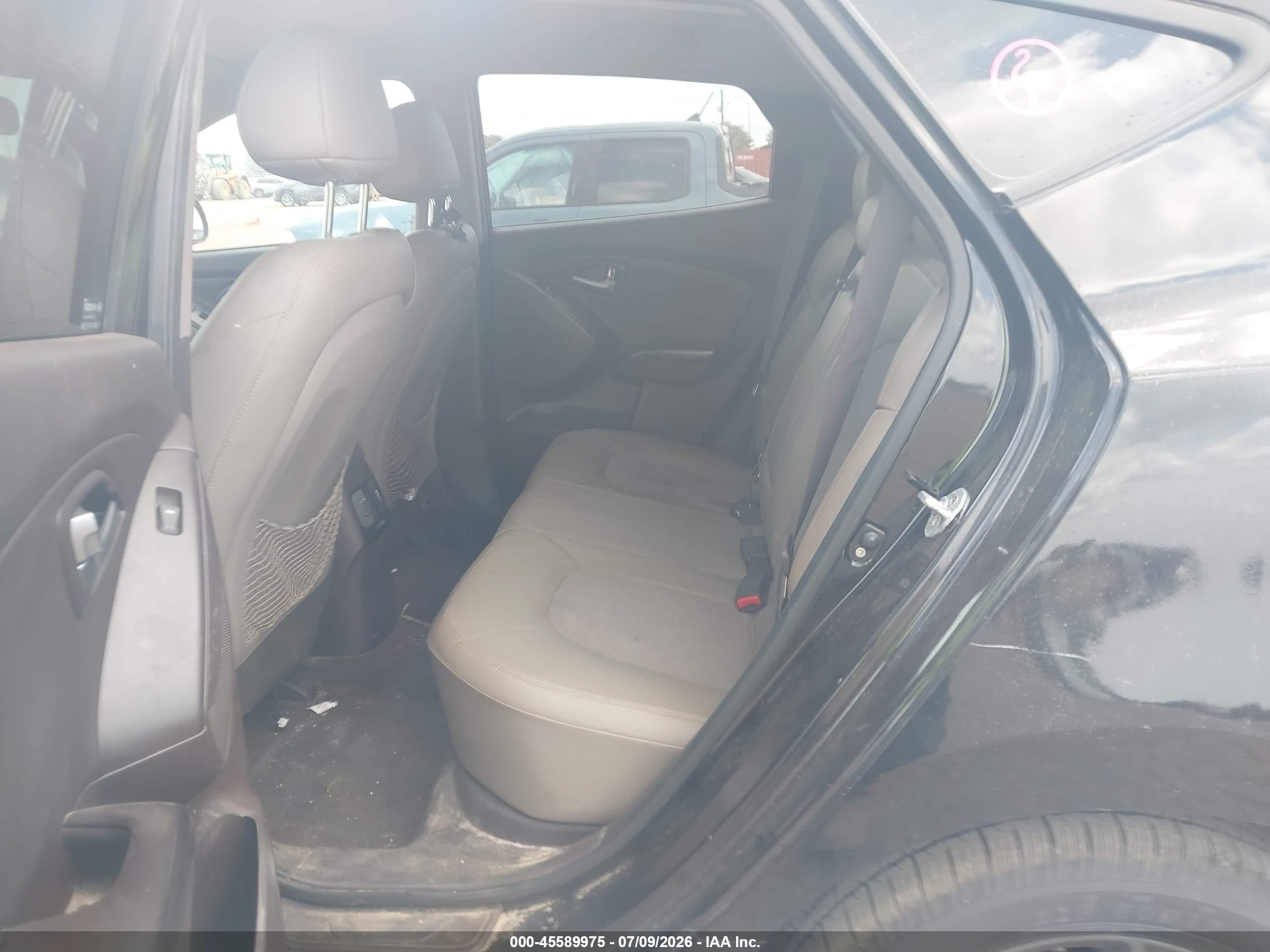 2014 Hyundai Tucson Se Black vin: KM8JU3AG0EU924441