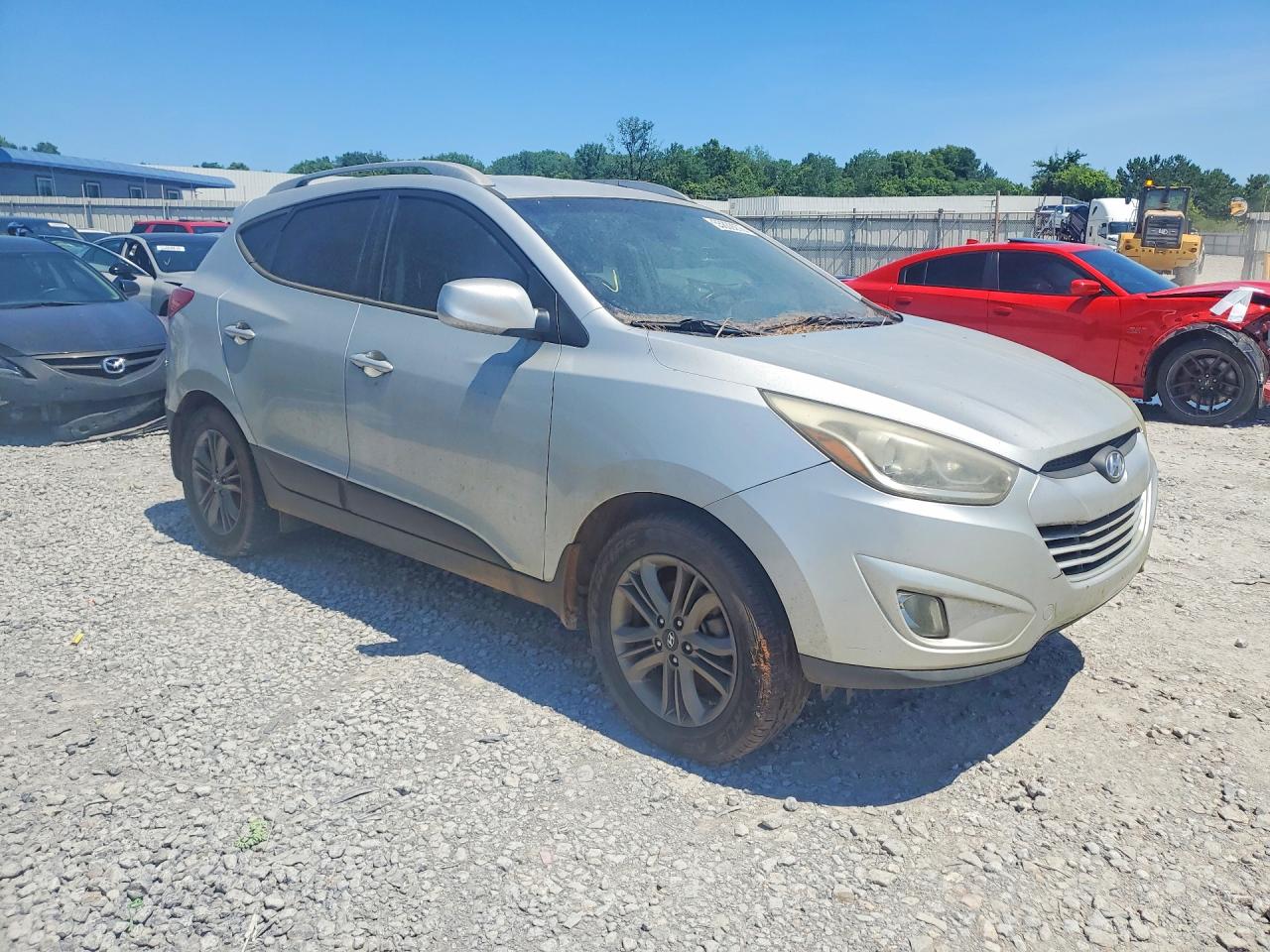2014 Hyundai Tucson Se Silver vin: KM8JU3AG0EU933902