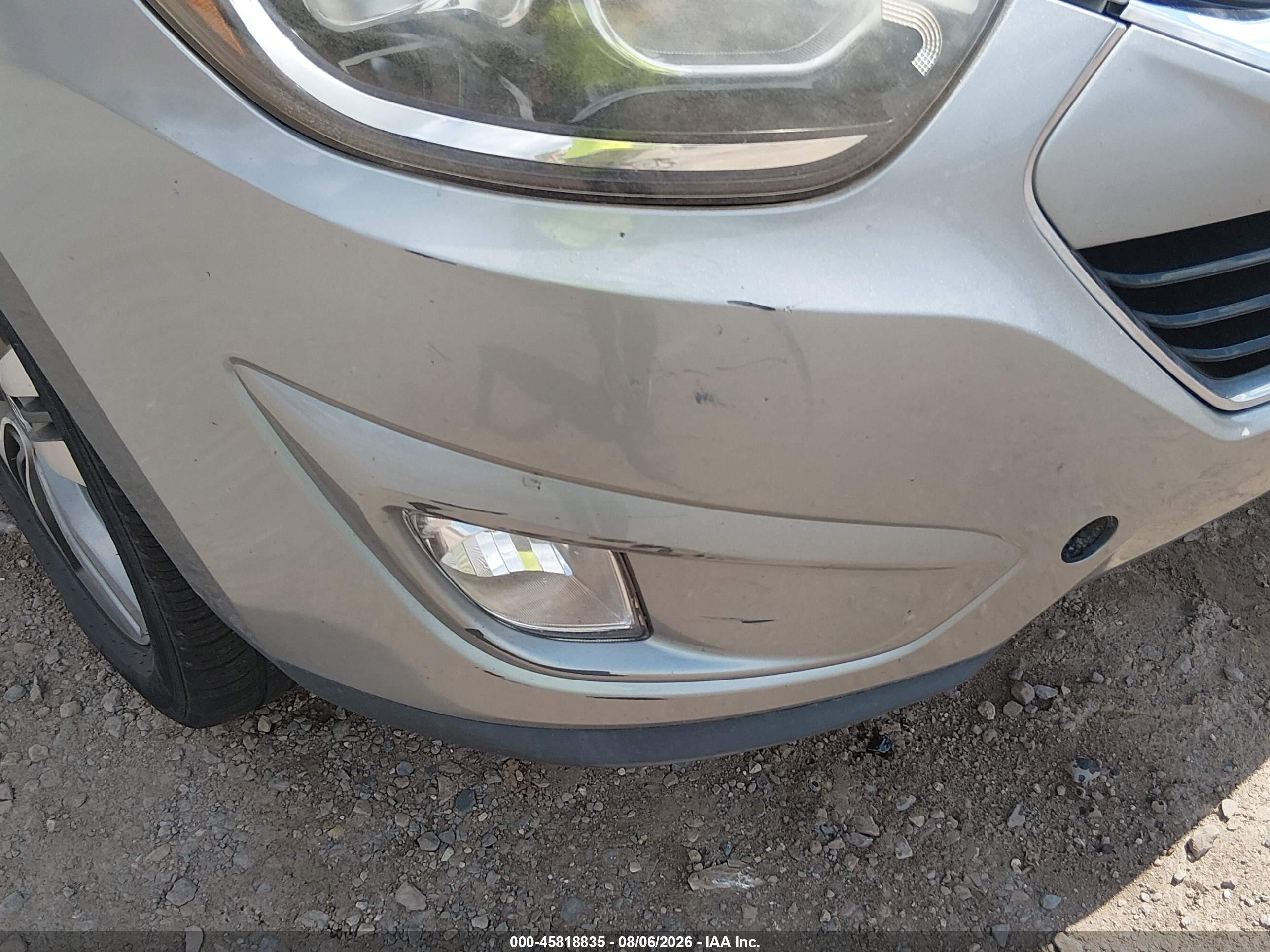 2014 Hyundai Tucson Limited Серебряный vin: KM8JU3AG0EU941496