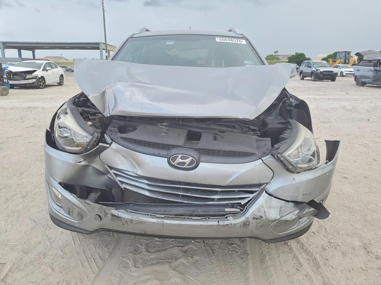 2015 Hyundai Tucson Se Gray vin: KM8JU3AG0FU005329