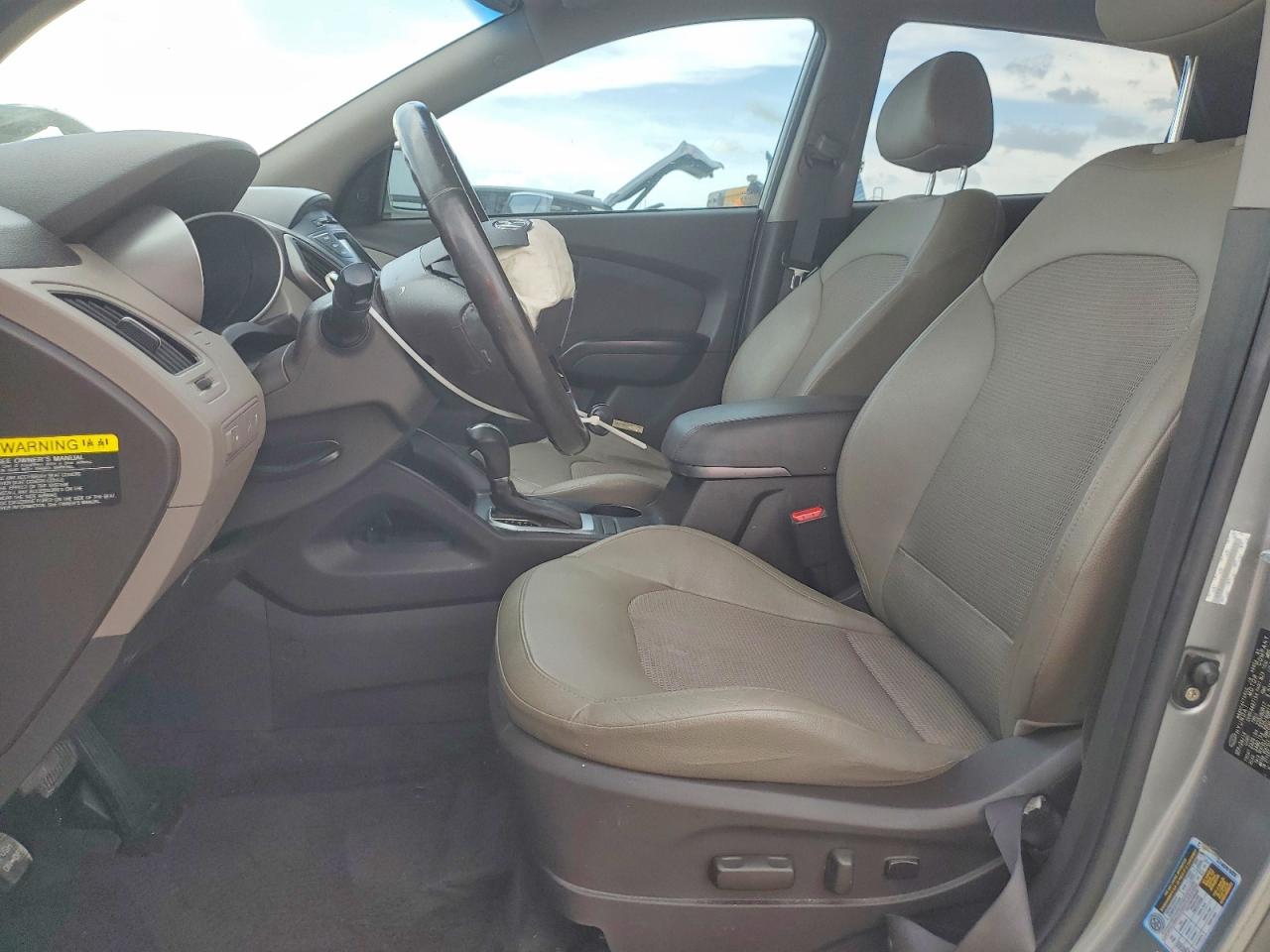 2015 Hyundai Tucson Se Gray vin: KM8JU3AG0FU005329