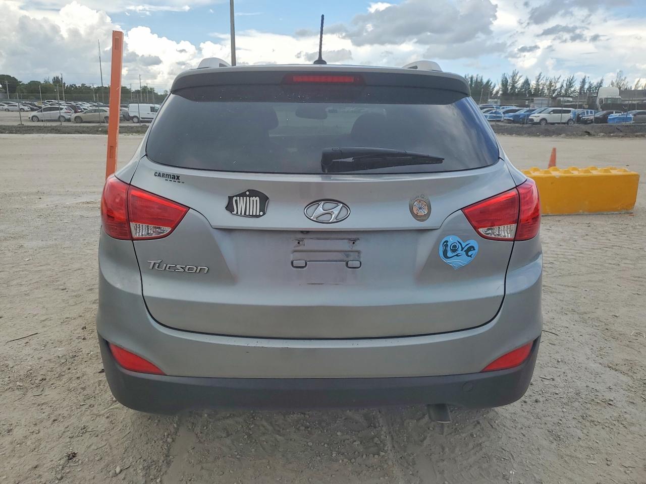 2015 Hyundai Tucson Se Gray vin: KM8JU3AG0FU005329