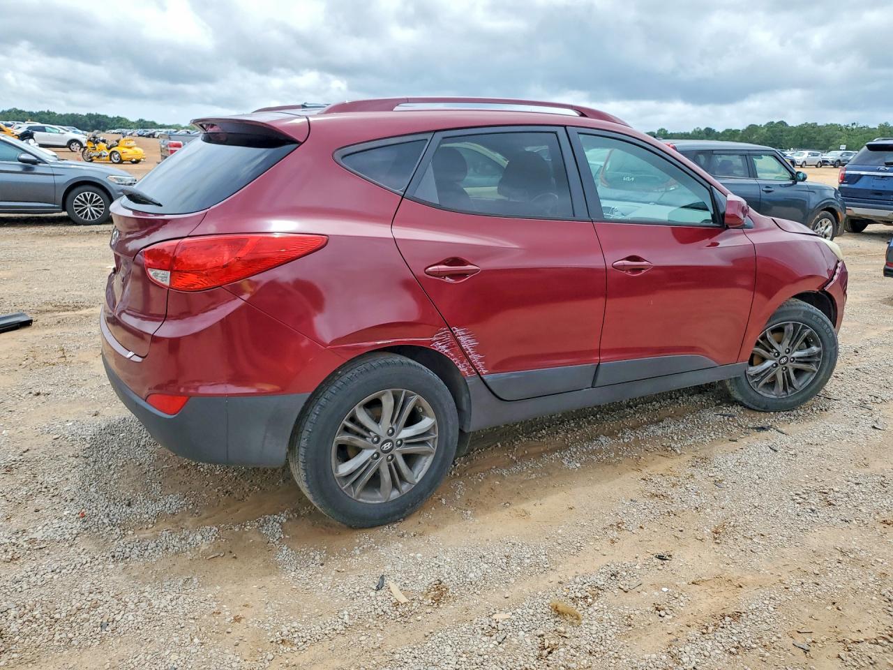 2015 Hyundai Tucson Se Бордовый vin: KM8JU3AG0FU012653