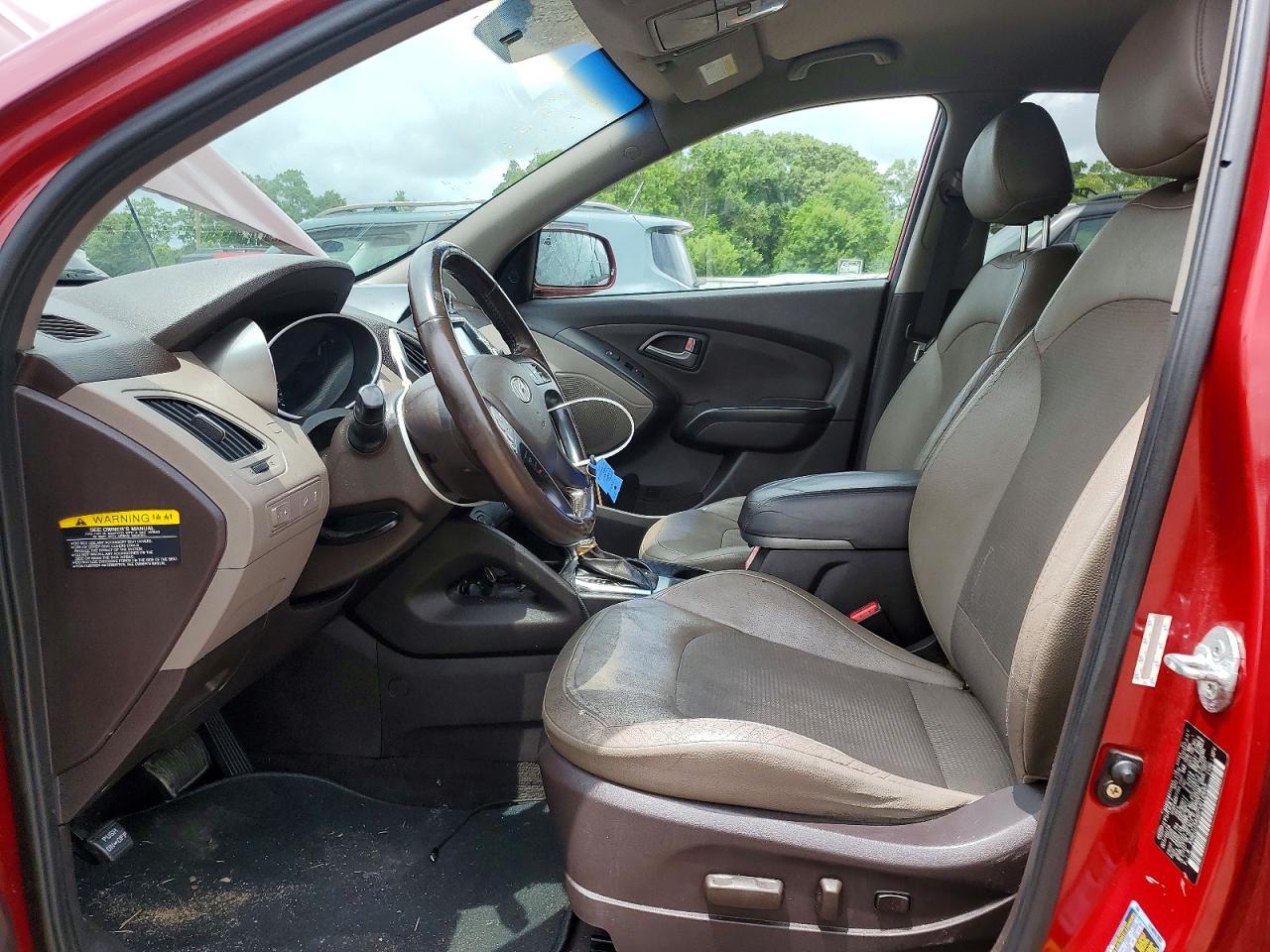 2015 Hyundai Tucson Se Бордовый vin: KM8JU3AG0FU012653