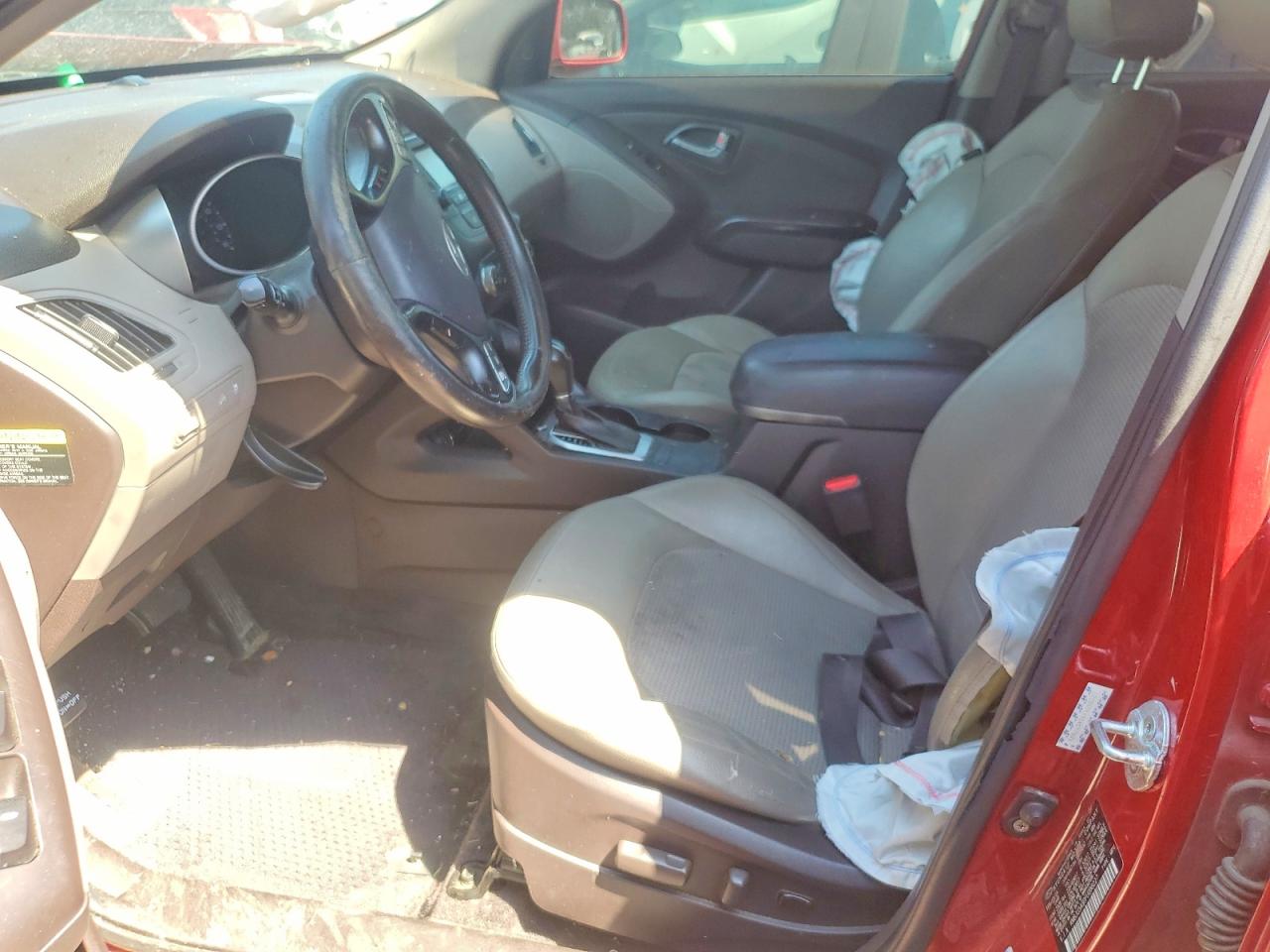 2015 Hyundai Tucson Se Red vin: KM8JU3AG0FU088227