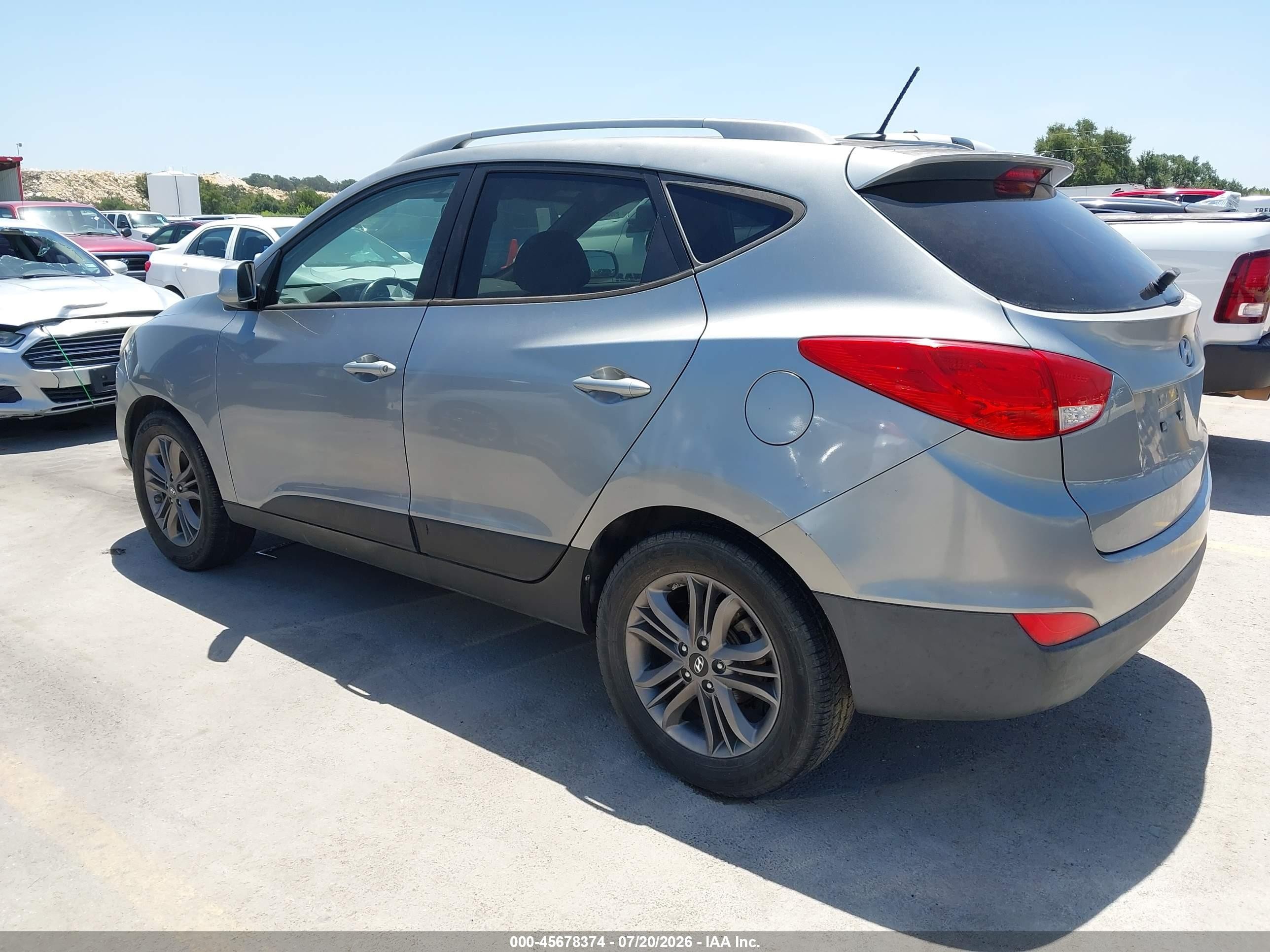 2015 Hyundai Tucson Se Серебряный vin: KM8JU3AG0FU089023