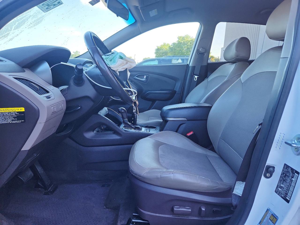 2015 Hyundai Tucson Se Белый vin: KM8JU3AG0FU099177