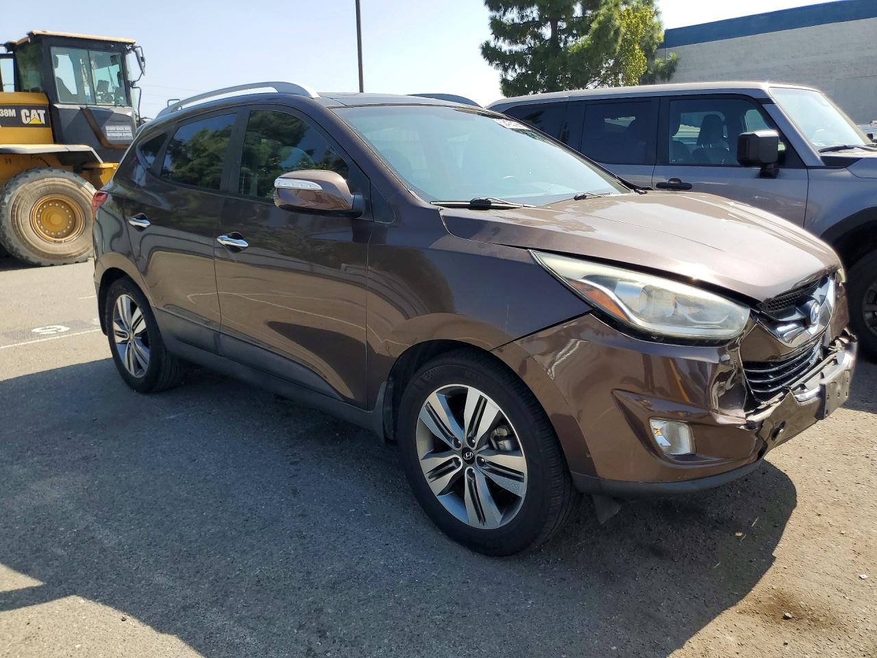 2014 Hyundai Tucson Limited Brown vin: KM8JU3AG1EU846381